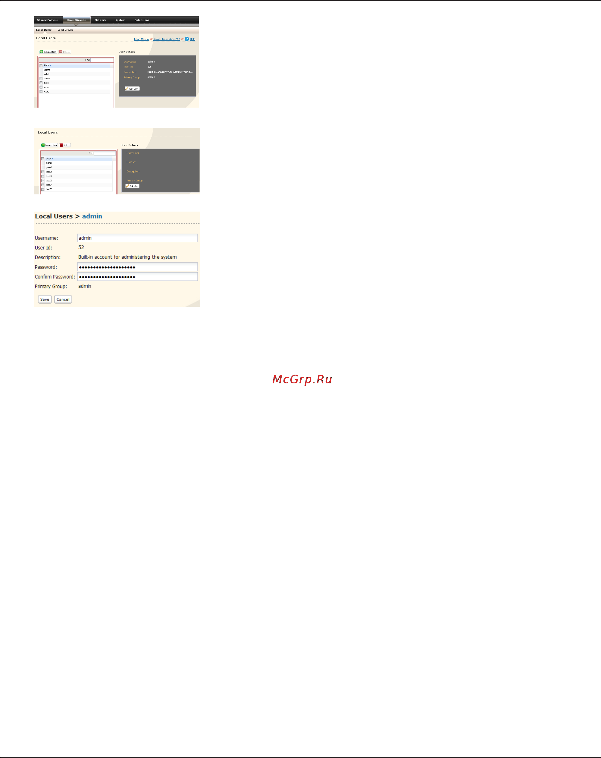 Buffalo TS-8VH8.0TL/R6EU [39/75] Changing the admin username and password
