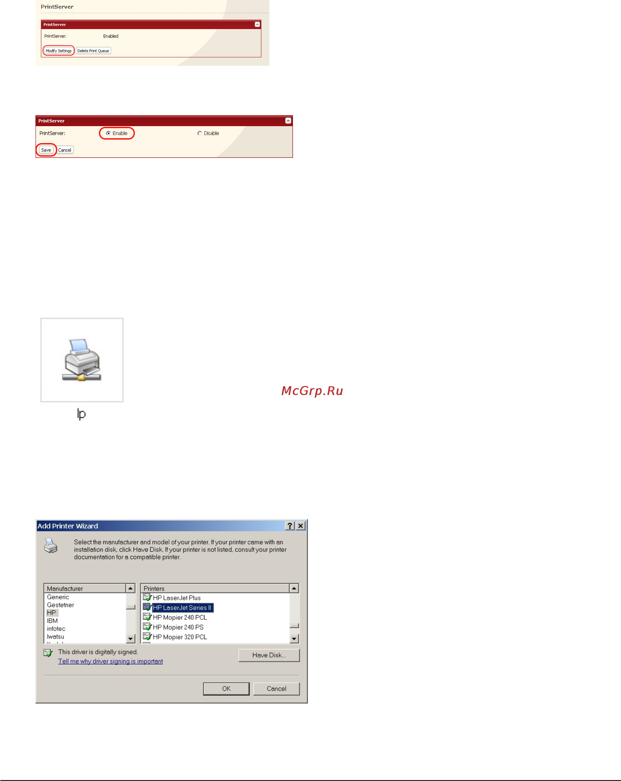 Buffalo TS-8VH8.0TL/R6EU [51/75] Setting up a printer on windows xp