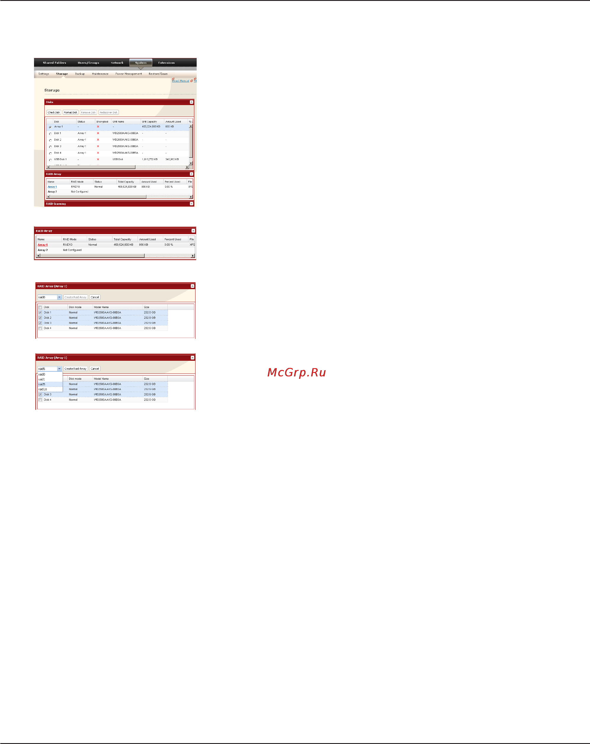 Buffalo TS-XE4.0TL/R5EU [23/157] Using raid 5 mode 3 hard drives