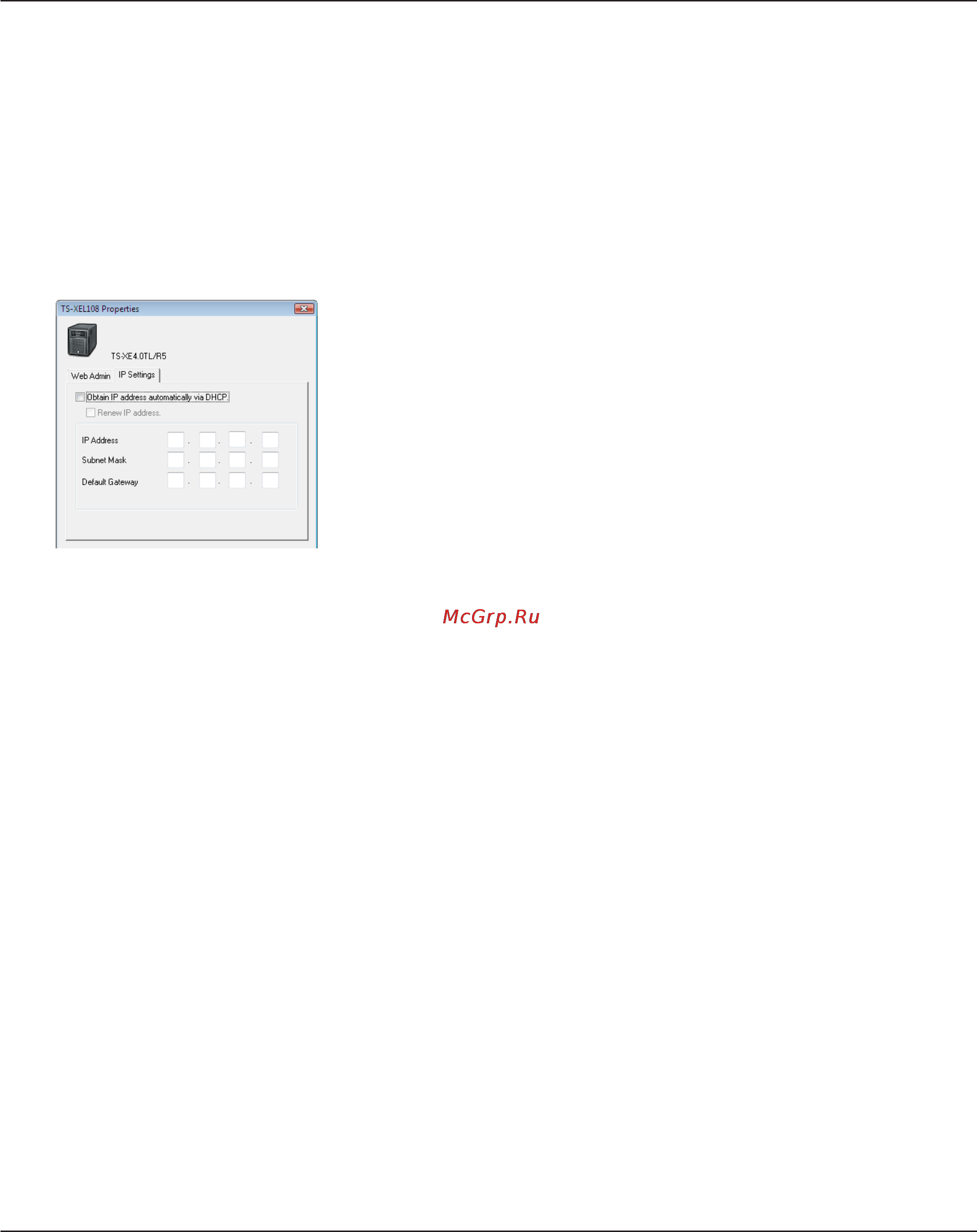 Buffalo TS-XE4.0TL/R5EU [73/157] Changing the ip address