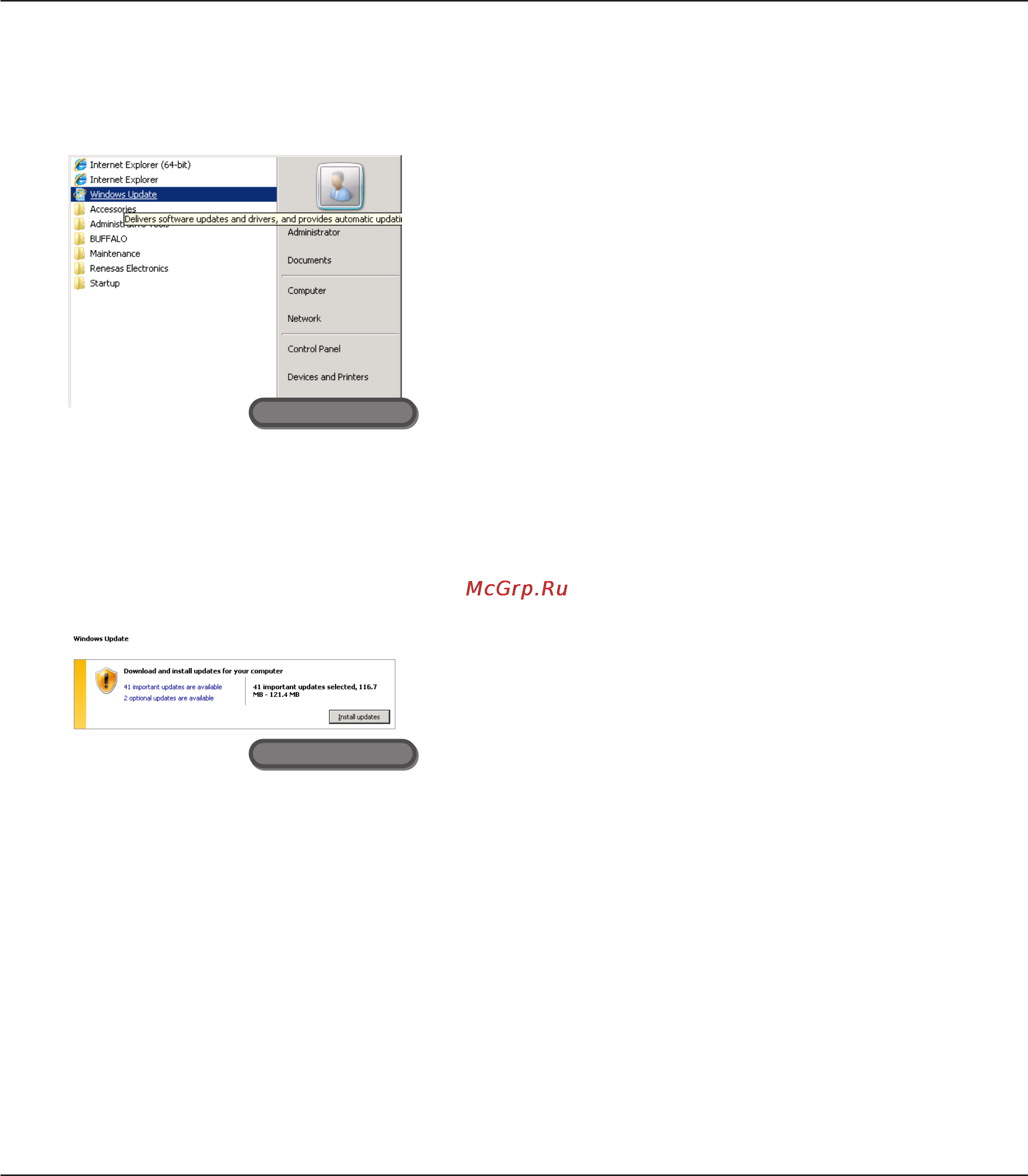 Buffalo WS-RV4.0TL/R5 [5/49] Windows update