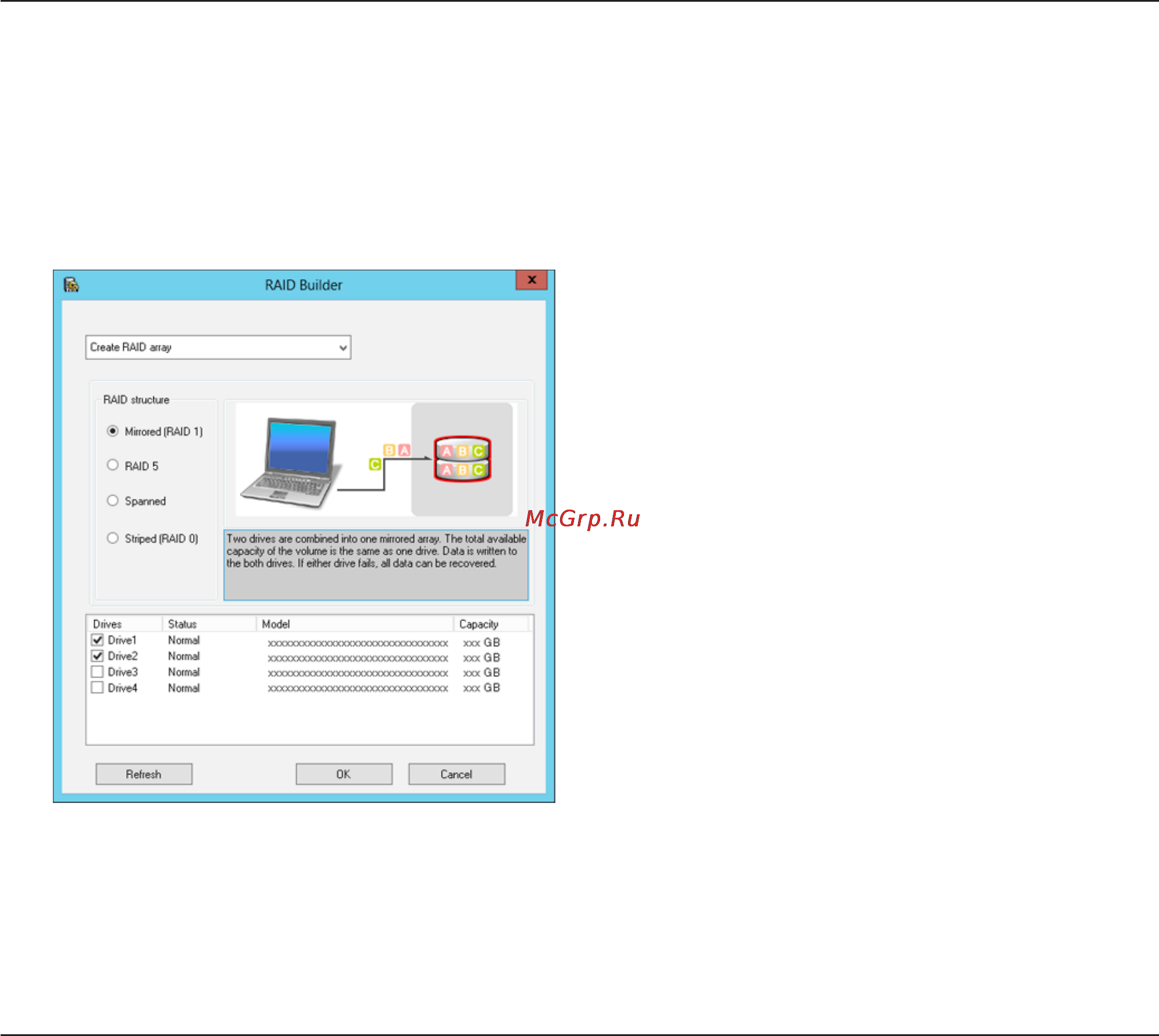 Buffalo WS5200D0402-EU [19/67] Creating a mirrored volume raid 1