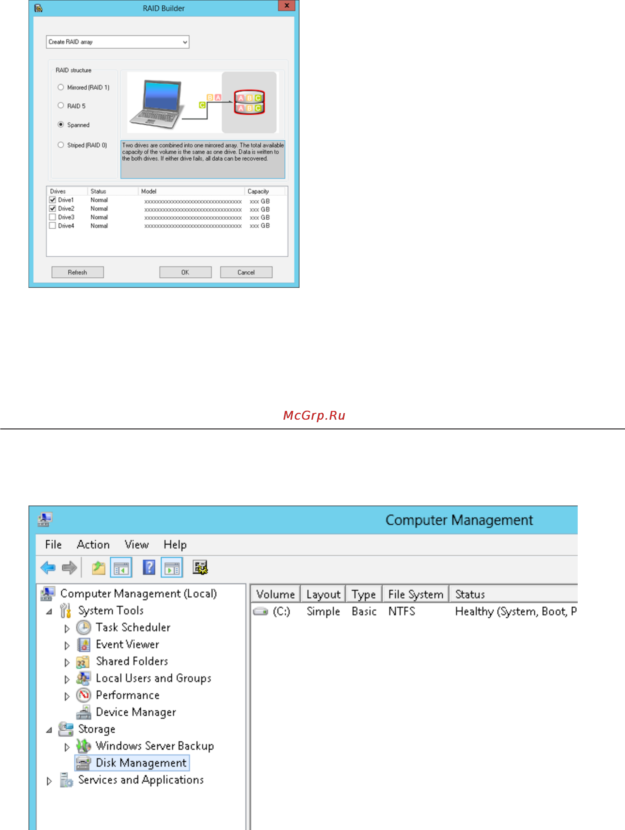 Buffalo WS5400D1204-EU [21/67] Creating simple volumes jbod