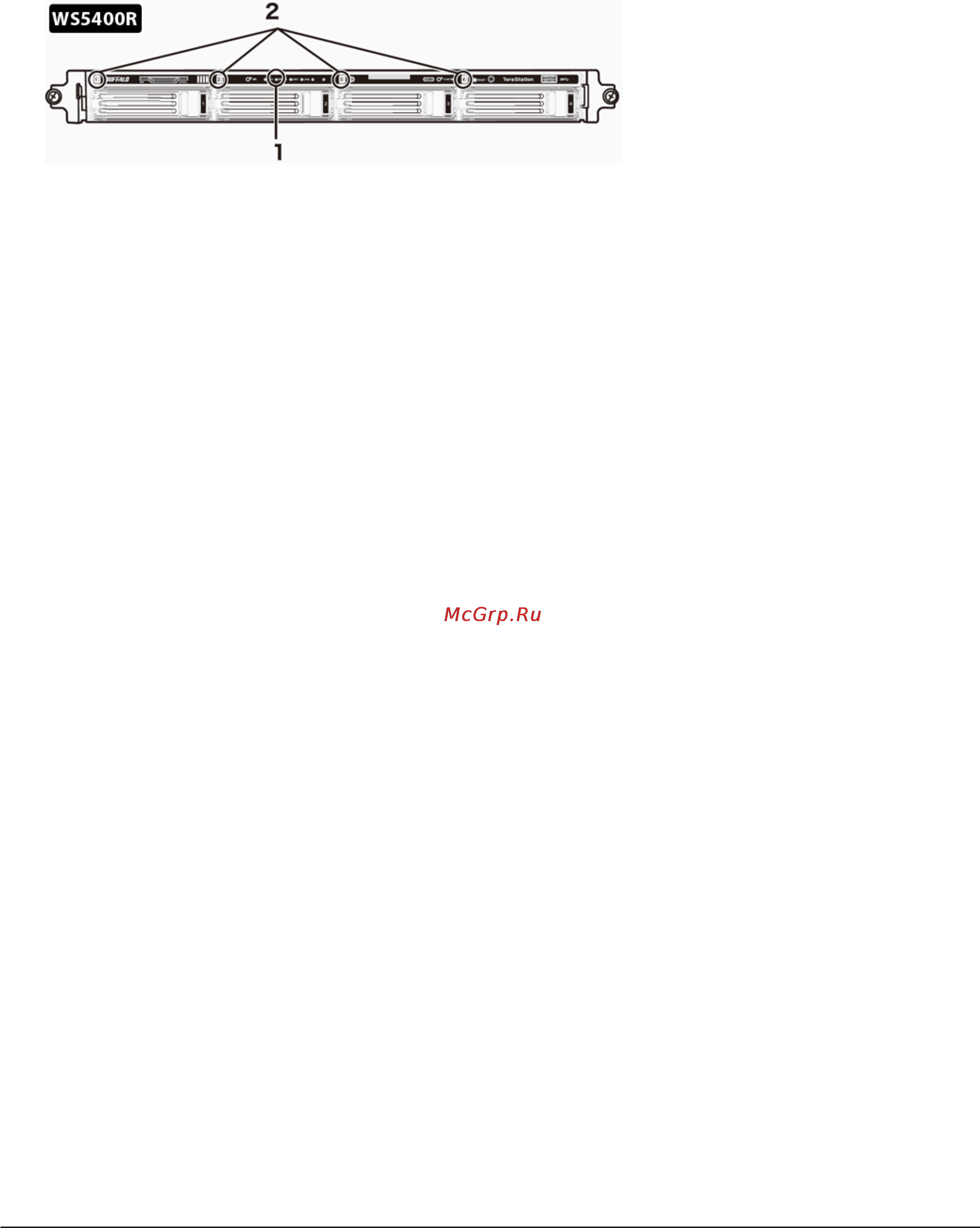 Buffalo WS5400R0804-EU [25/67] Error led