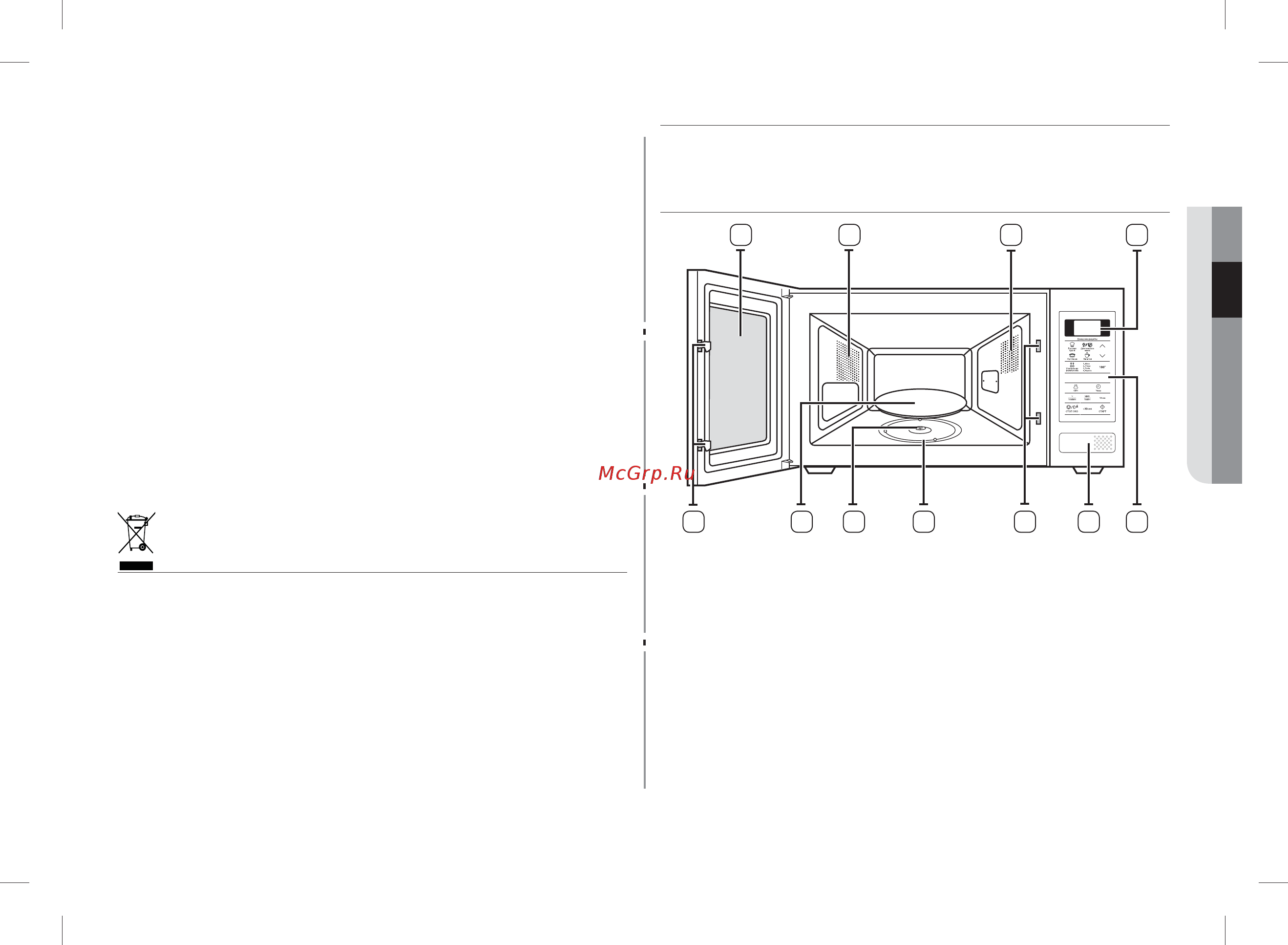 Samsung ME83KRW-2 [11/30] Функции микроволновой печи