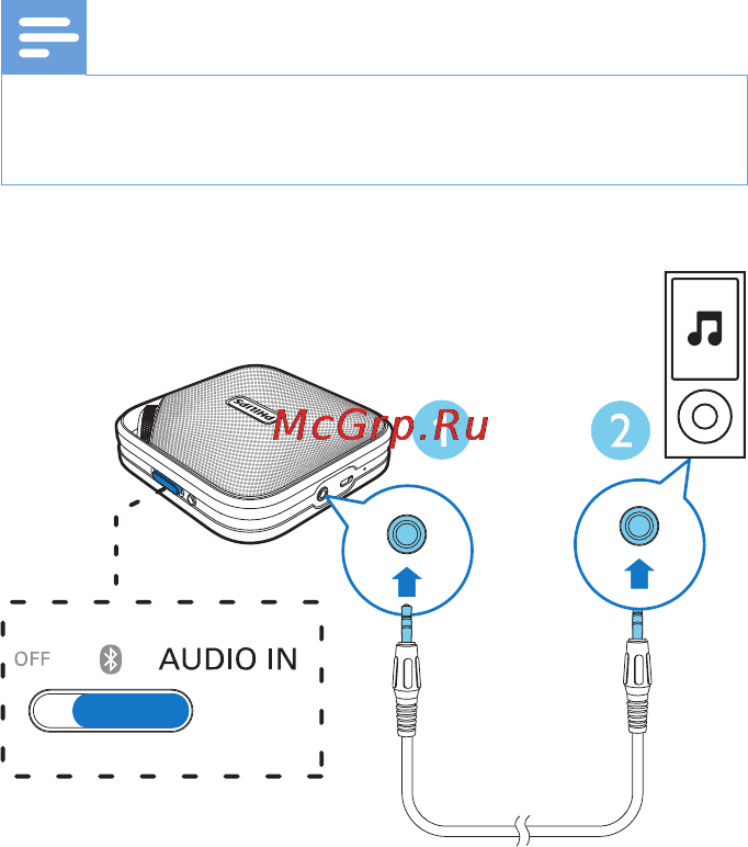 Philips BT2500W/00 [9/15] Воспроизведе