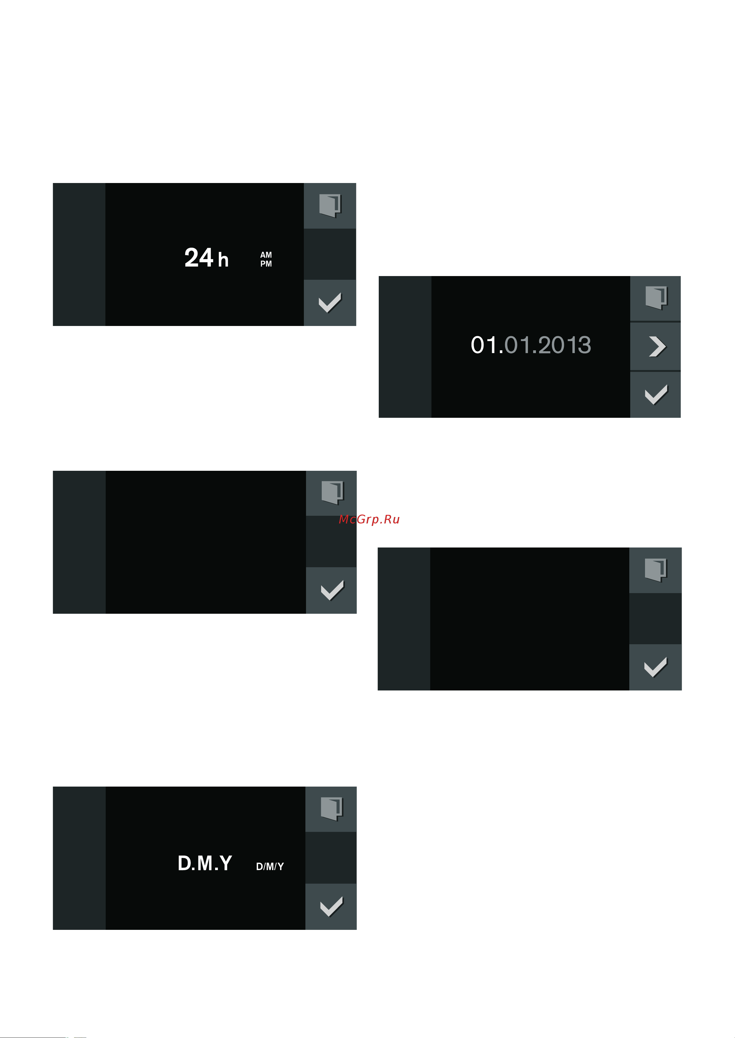 Gaggenau BMP 225 [10/36] Установка формата времени суток