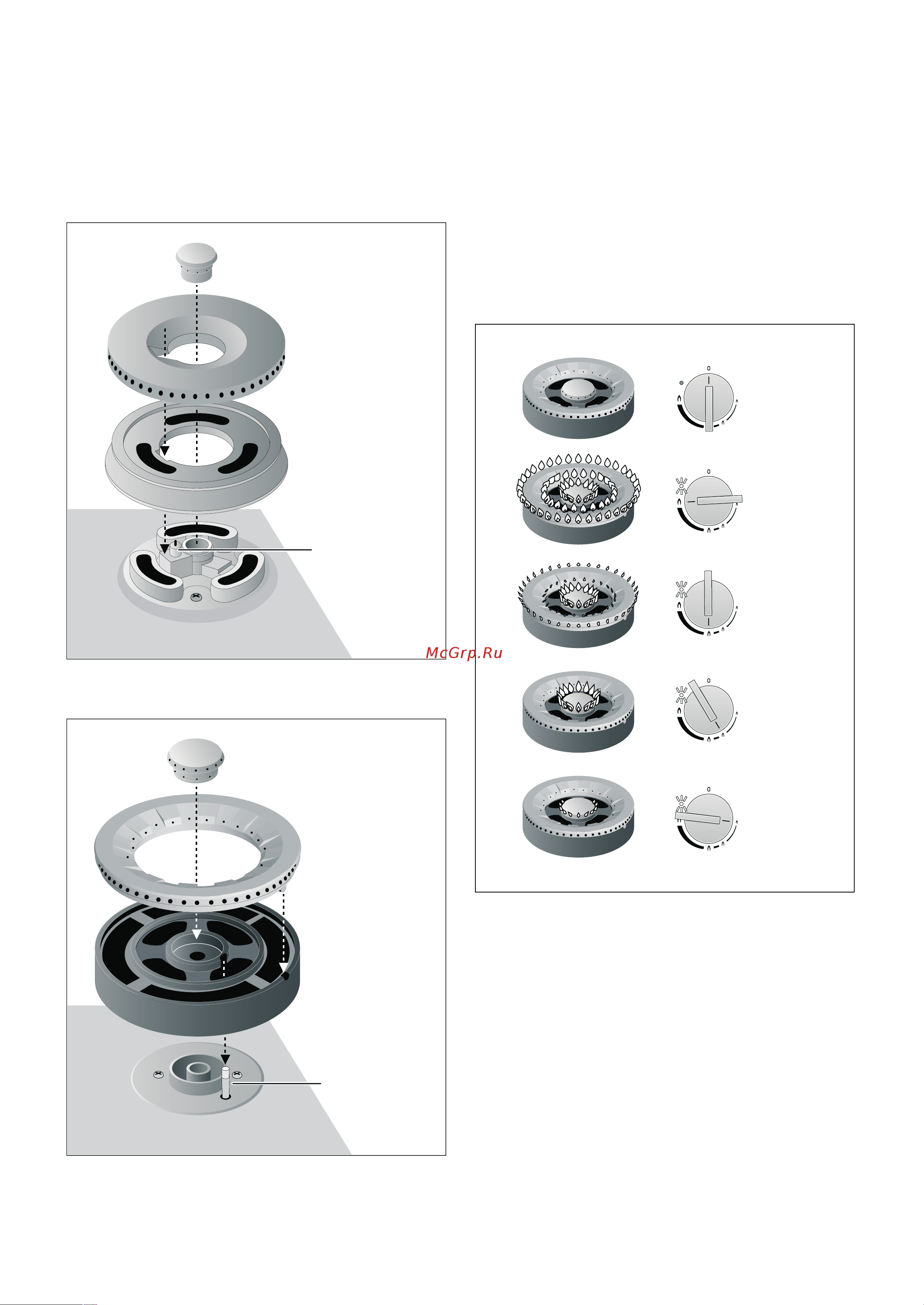 Gaggenau VG 295 [8/52] Сборка горелок
