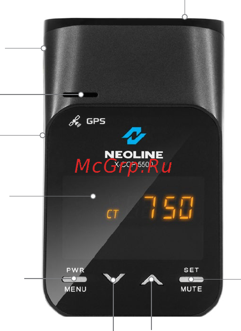 Neoline X-COP 5500 [7/24] Led дисплей