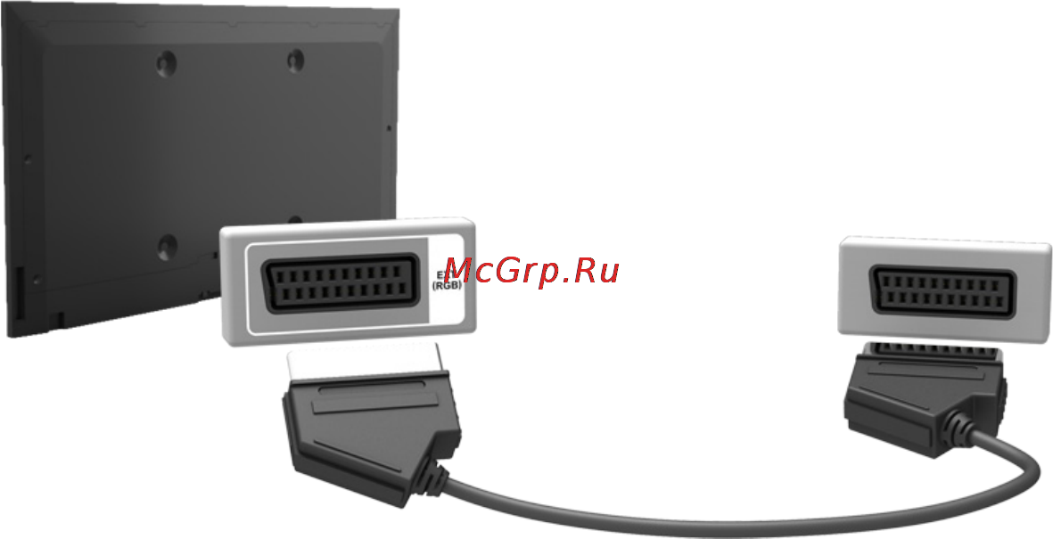 Samsung UE48H5203AK [11/166] Подключение scart