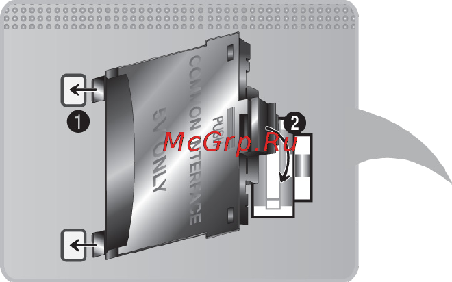 Samsung UE48H5203AK [127/166] Для подключения адаптера карты ci card выполните следующие действия