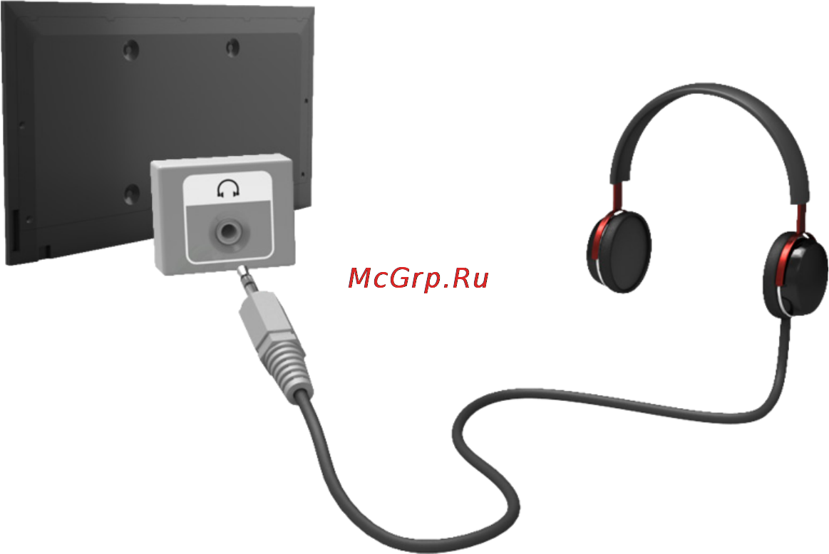 Samsung UE48H5203AK [14/166] Подключение наушники