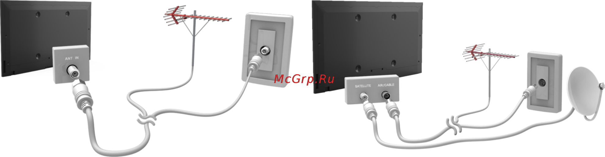 Samsung UE48H5203AK [6/166] Подключение антенна