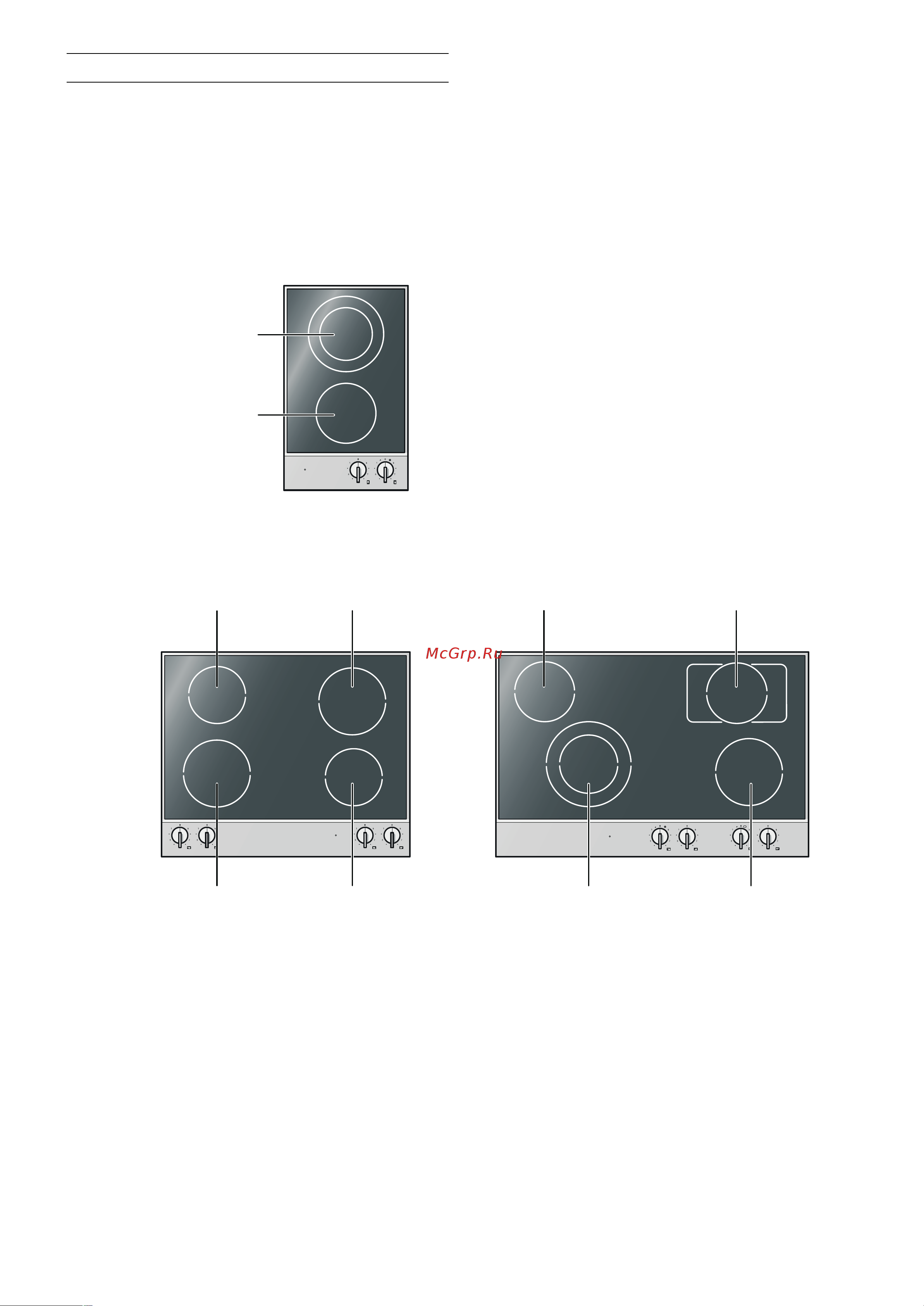 Gaggenau VE 230 [15/32] Sklokeramická varná deska