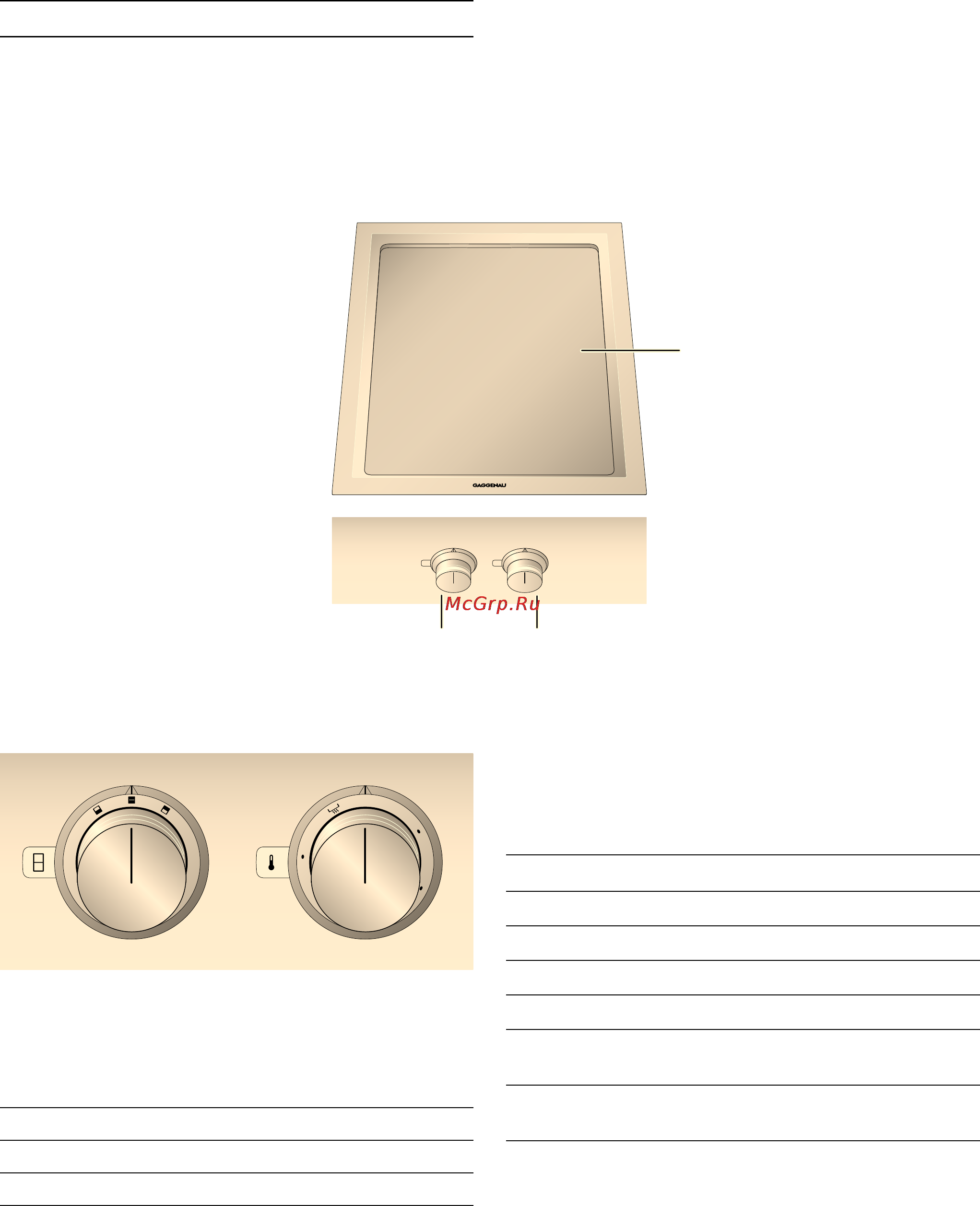 Gaggenau VP 414 [36/44] Işıklı halkadaki gösterge
