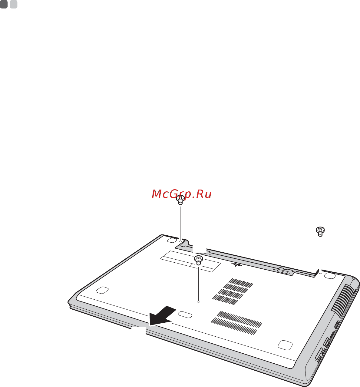 Lenovo IdeaPad Z710 (59423464) [35/50] Замена резервной батареи