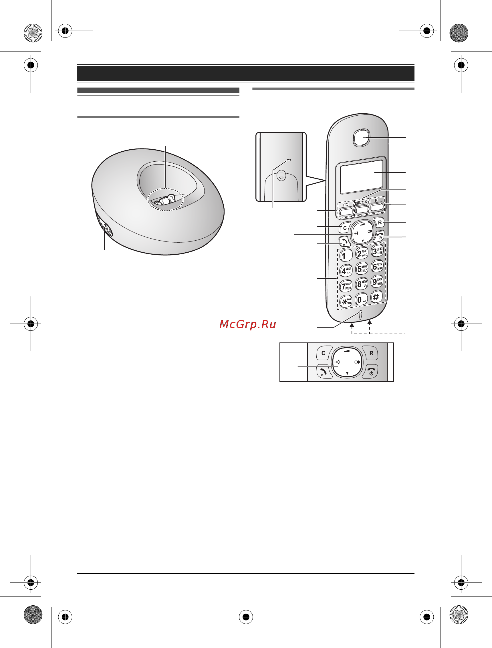 Panasonic KX-TGB210RUF [11/36] Î²ãàíû óï²àâëåíèø