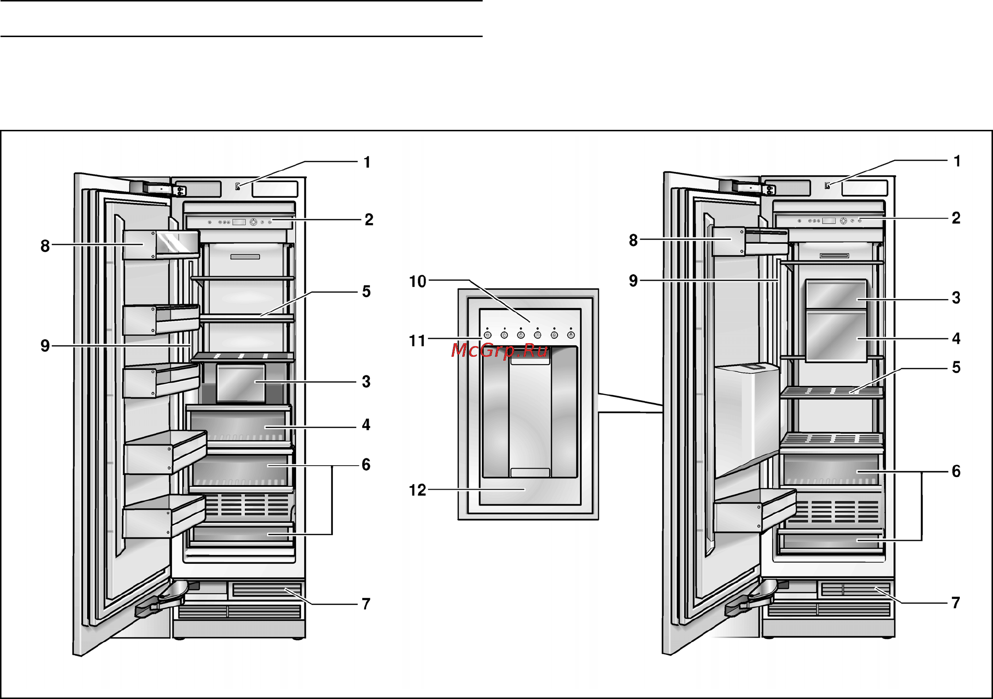Gaggenau RF 463 [8/24] Знакомство с бытовым прибором