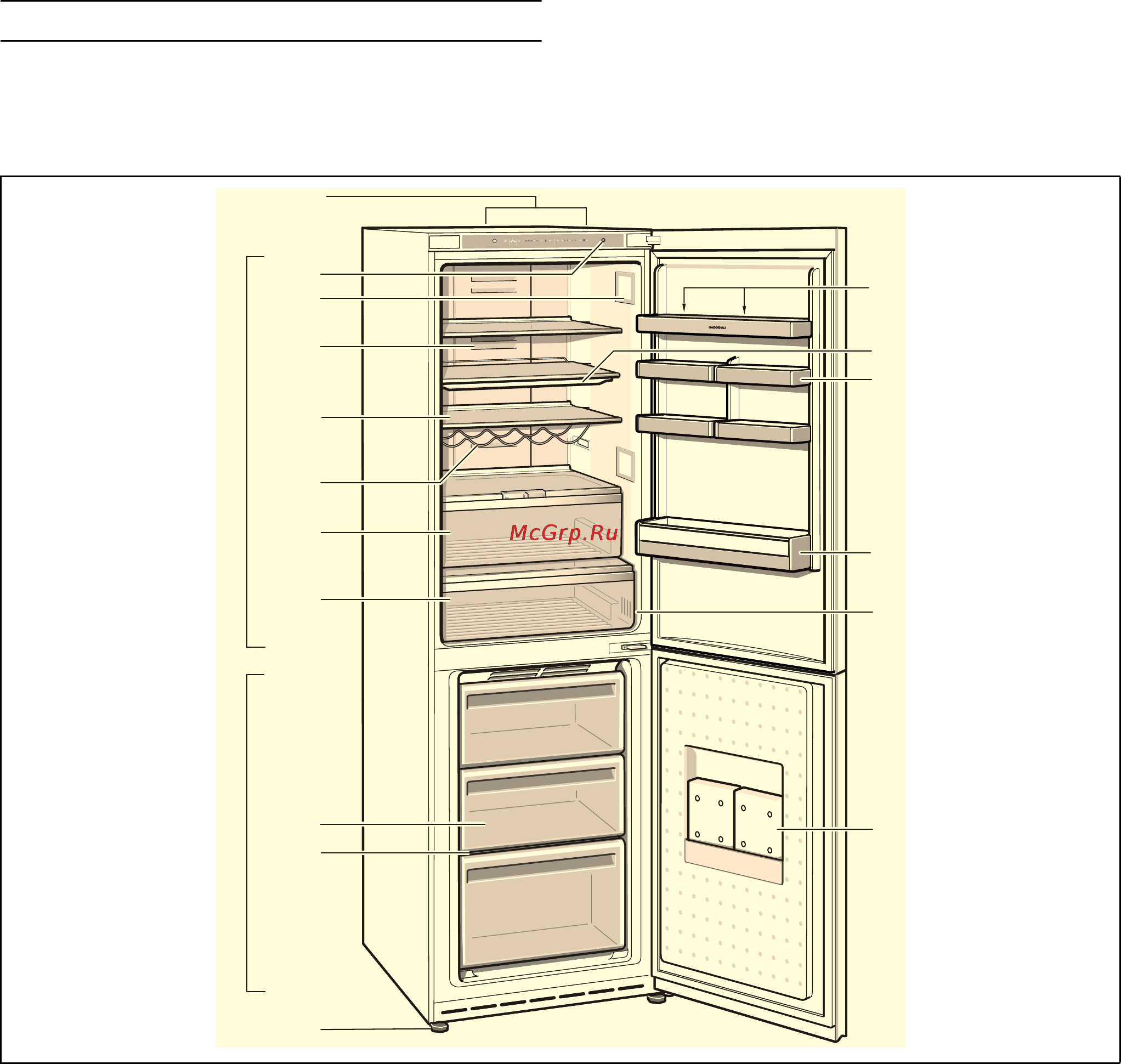 Gaggenau RB 292 [8/20] Знакомство с бытовым прибором