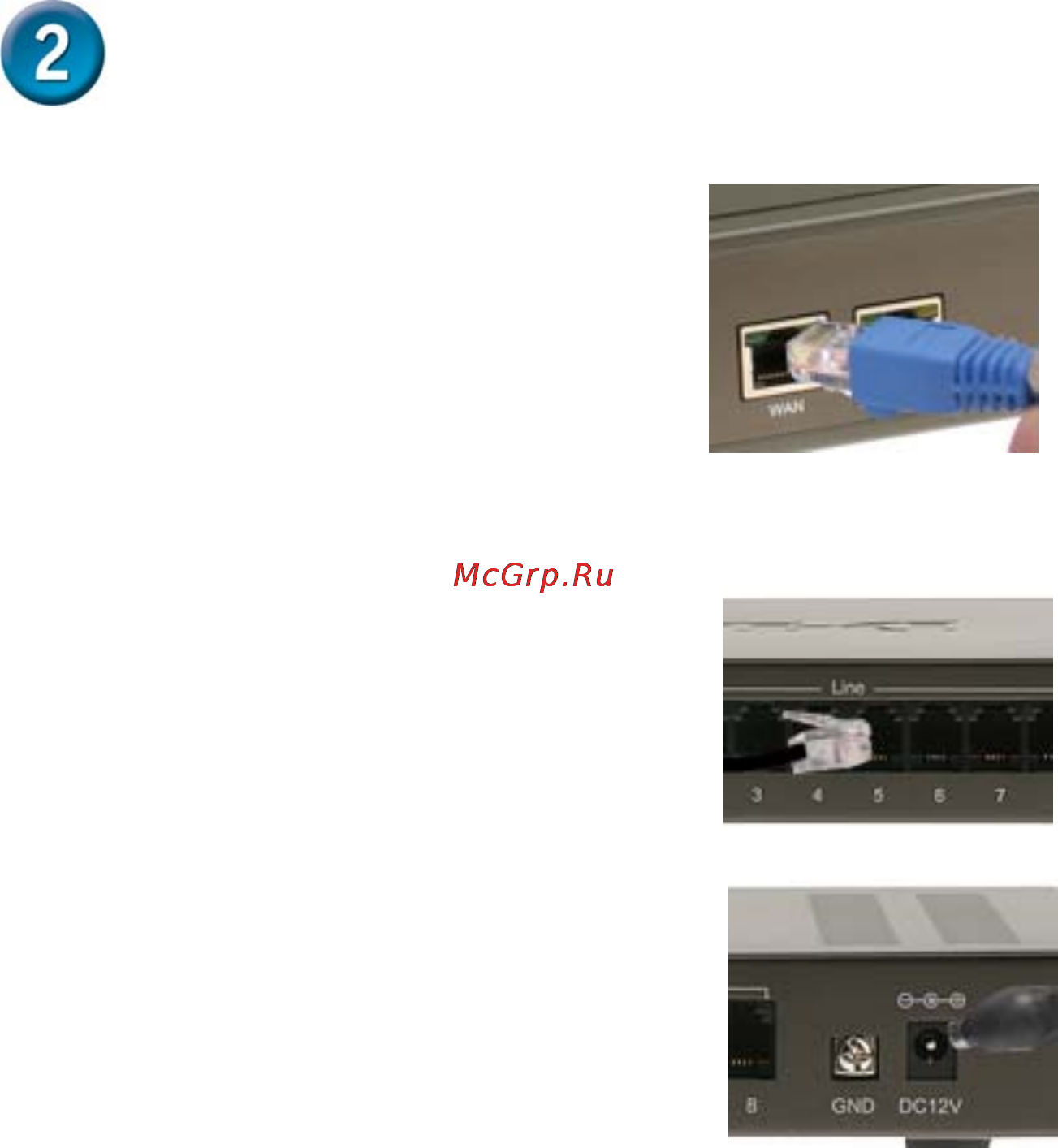 D-Link DVG-5008S [5/8] Подключение dvg 5008s непосредственно к модему и компьютеру продолжение