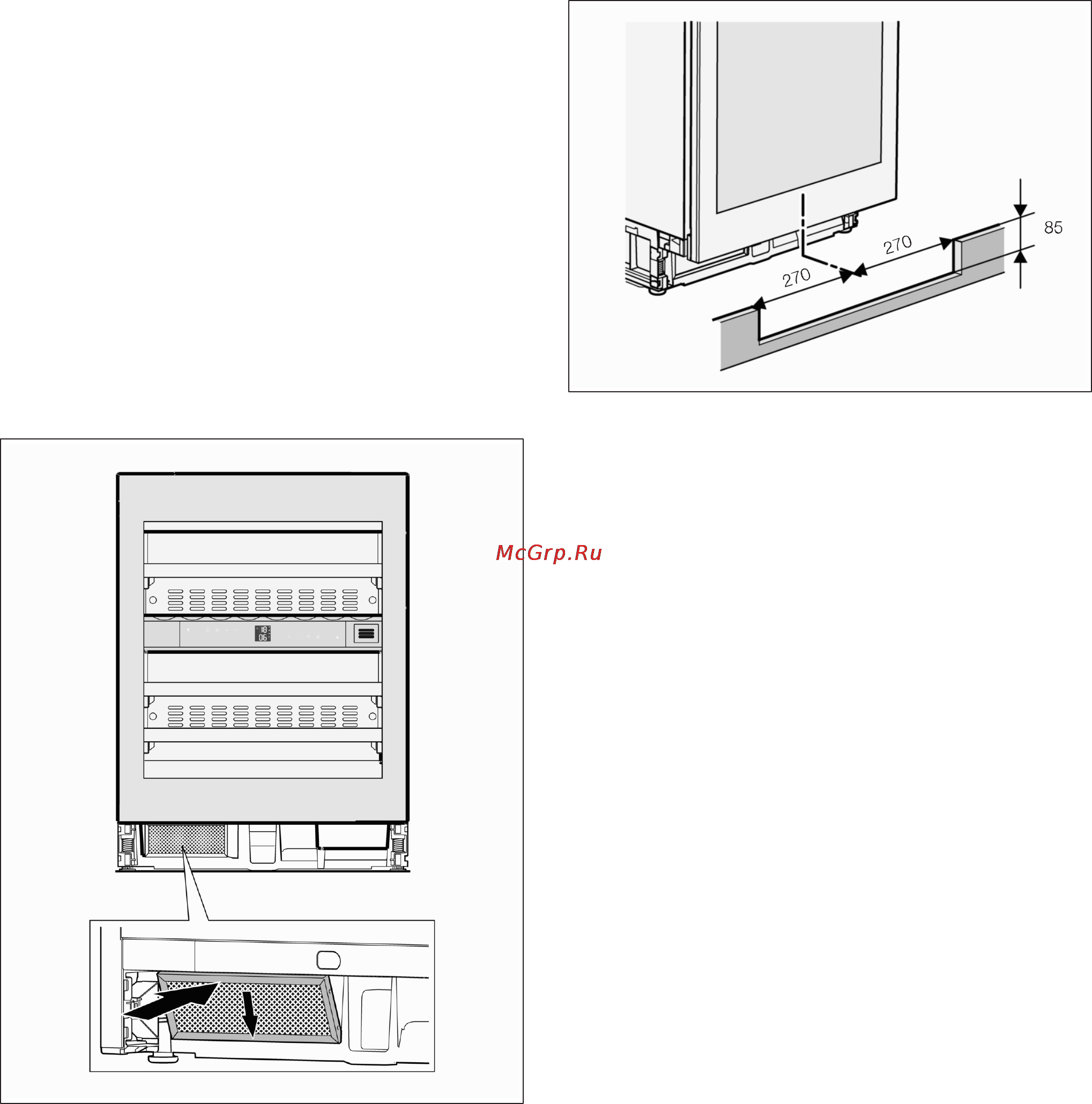 Gaggenau RW 404 [31/118] Prietaiso statymas