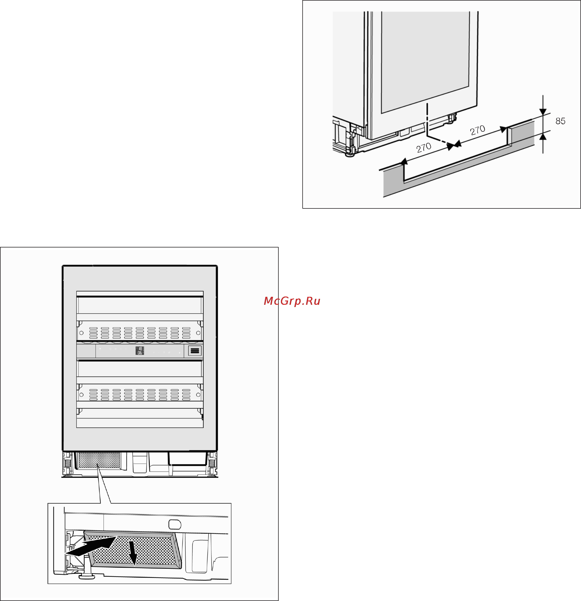 Gaggenau RW 404 [8/118] Seadme paigaldamine