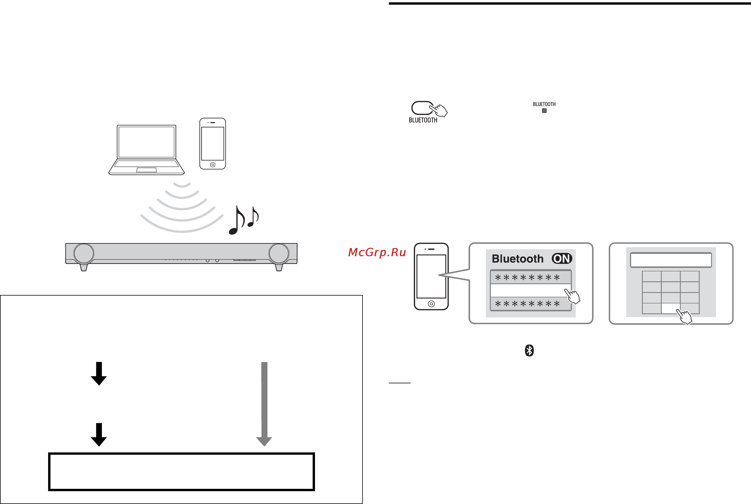 Yamaha YAS-93 Black [12/162] Pairing a bluetooth device with the sound bar