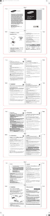 Samsung CY-SUC05SF Инструкция по эксплуатации