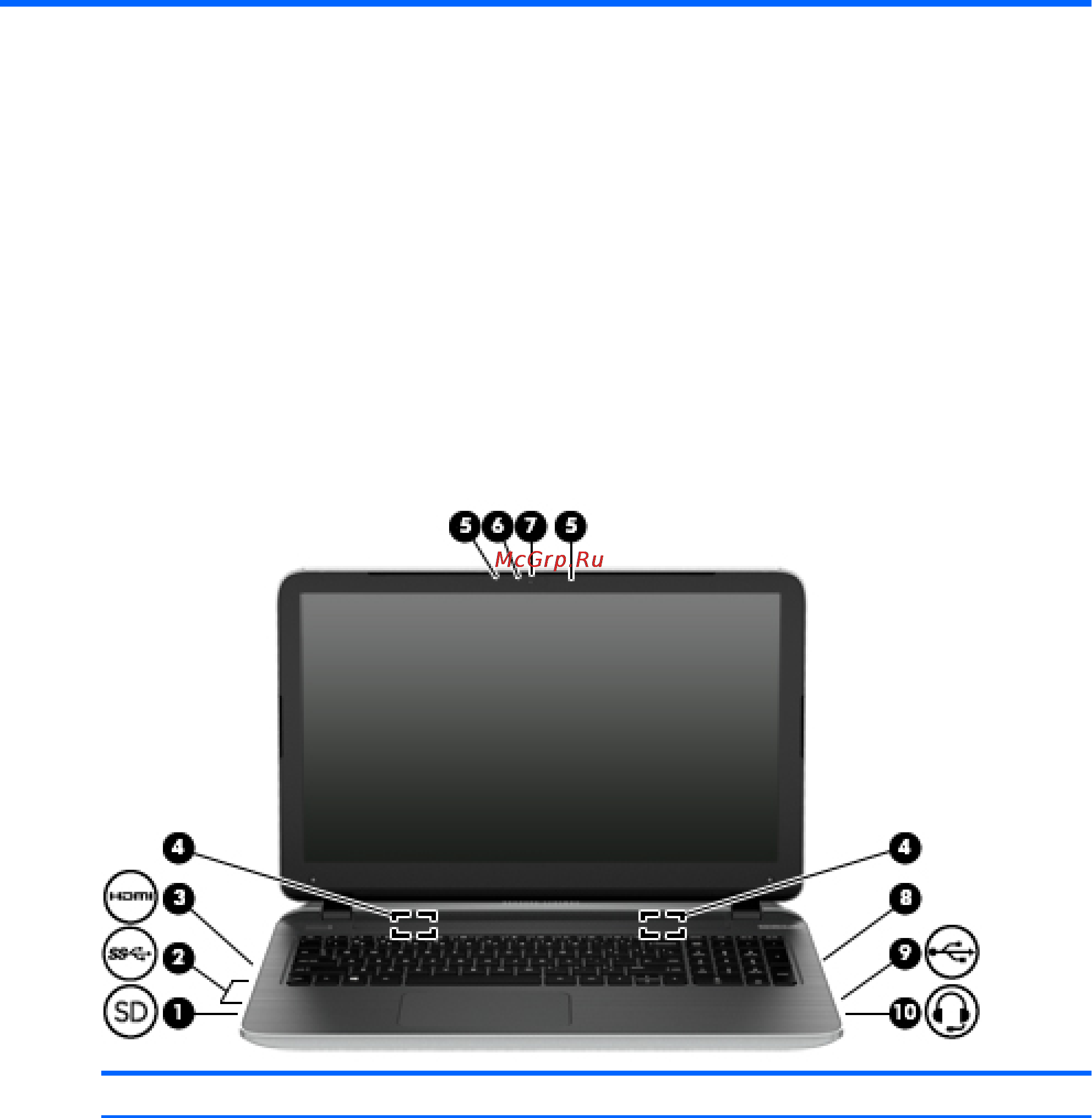 HP Pavilion 17-f154nr [37/88] Компьютер hp можно использовать в качестве центра развлечения для общения с помощью веб камеры прослушивания музыки и управления ею загрузки и просмотра фильмов или для того чтобы сделать компьютер еще более мощным развлекательным центром подключите такие внешние устройства как громкоговорители наушники монитор проектор телевизор и устройства высокой четкости в некоторых моделях