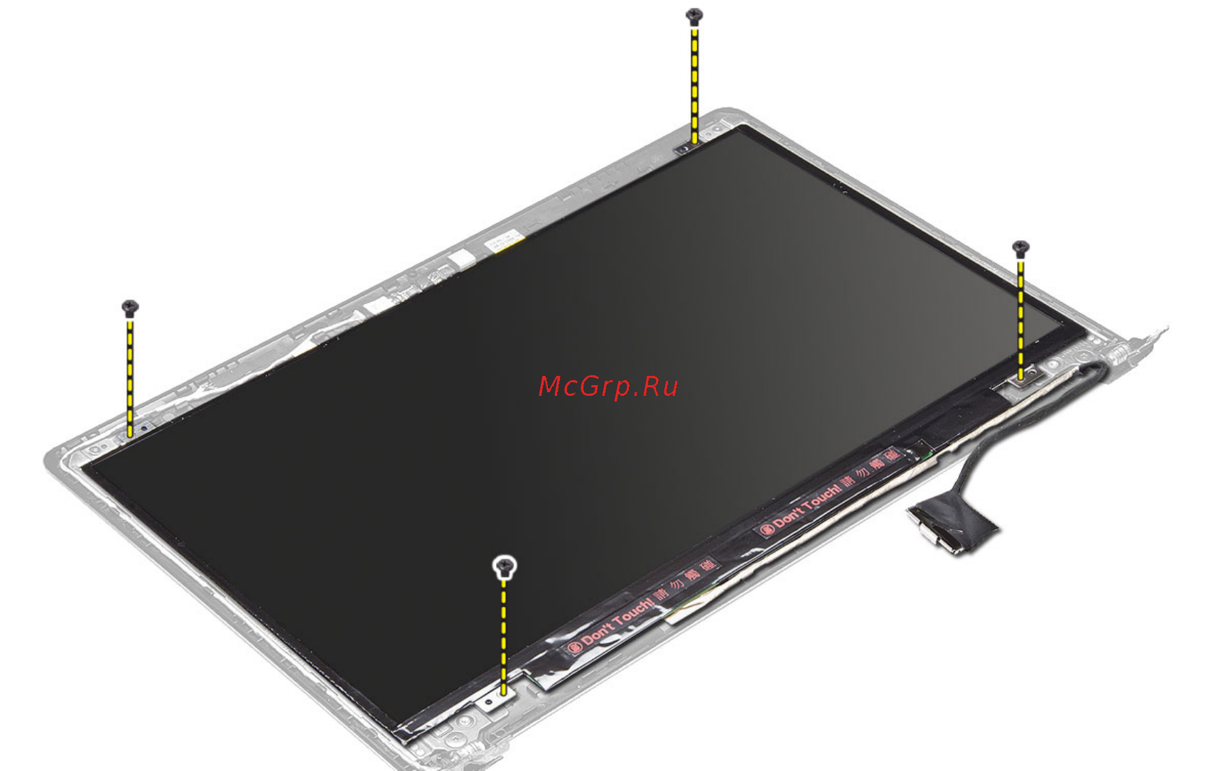 Dell Vostro 5470-1031 [32/51] Установка лицевой панели дисплея