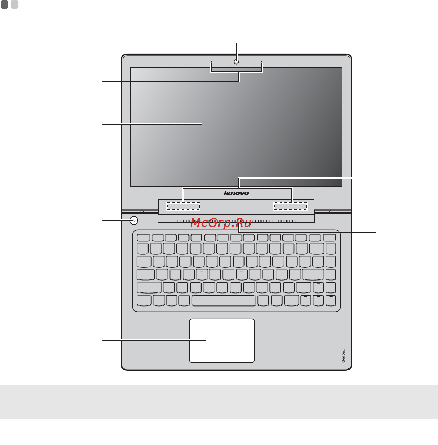 Lenovo IdeaPad U330P 59396132 DEMO [5/38] Глава 1 общий обзор компьютера