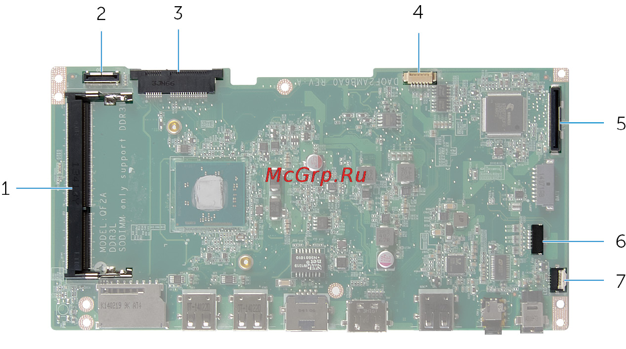 Dell Inspiron 3043-3197 [12/72] Компоненты системной платы