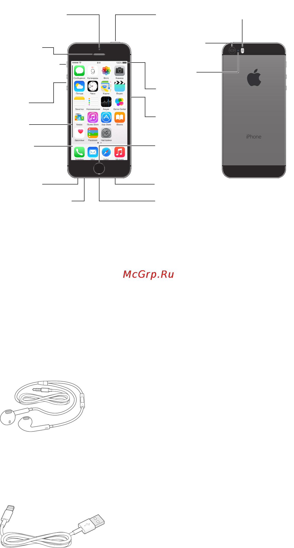 Apple iPhone 6 Plus 64GB Gold (MGAK2RU/A) [9/207] Аксессуары