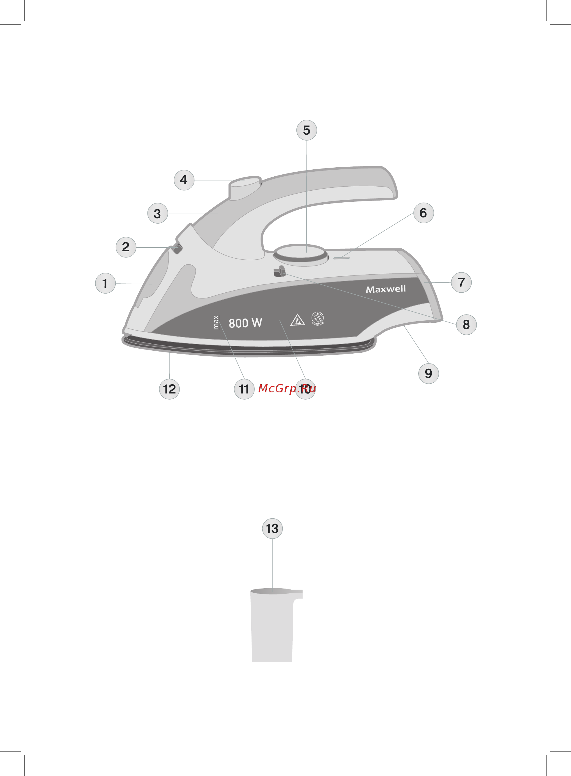 Maxwell MW-3057 Инструкция по эксплуатации онлайн [2/9] 588988