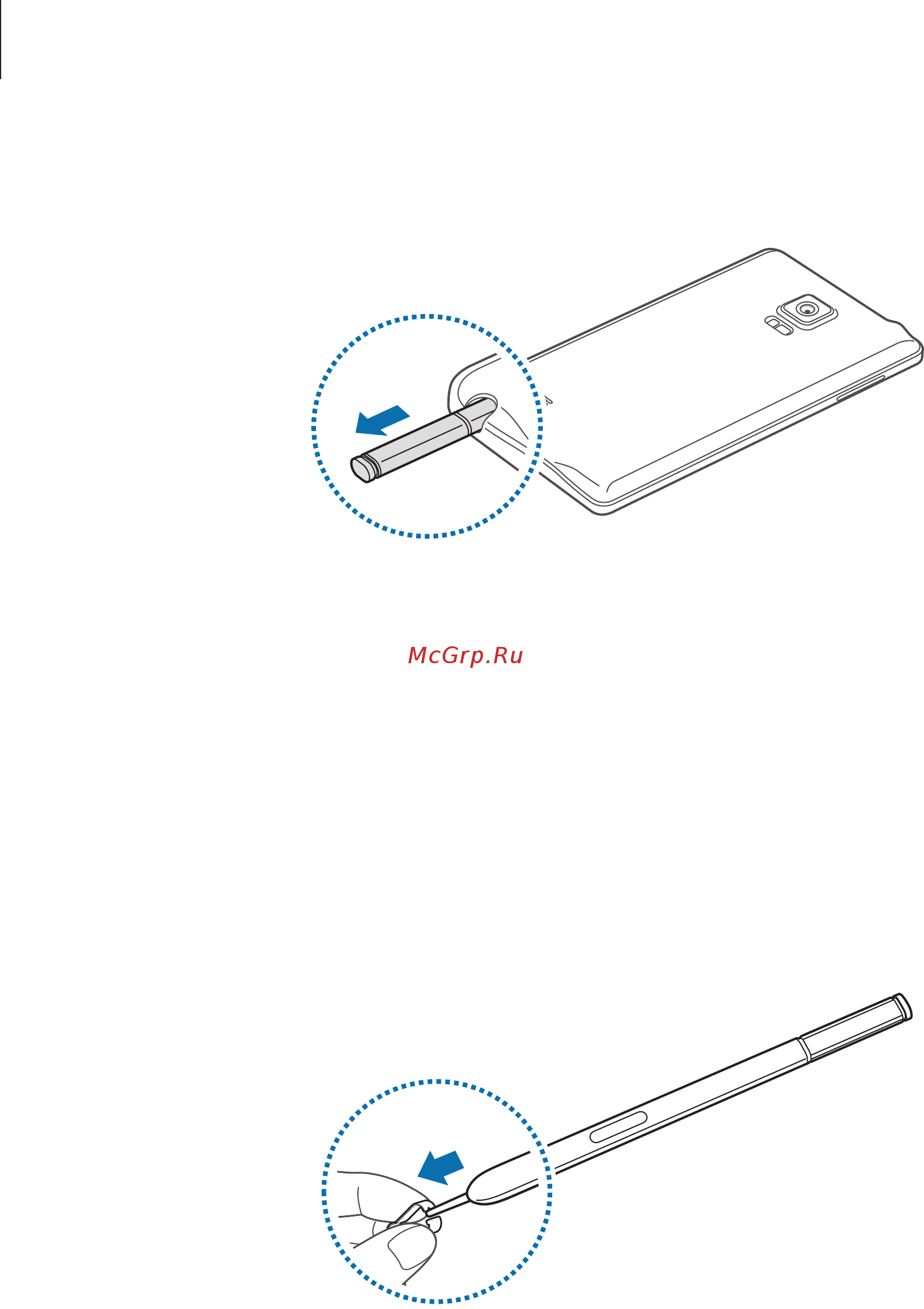 Samsung Galaxy Note Edge SM-N915F Black [11/196] Вытаскивание пера s pen