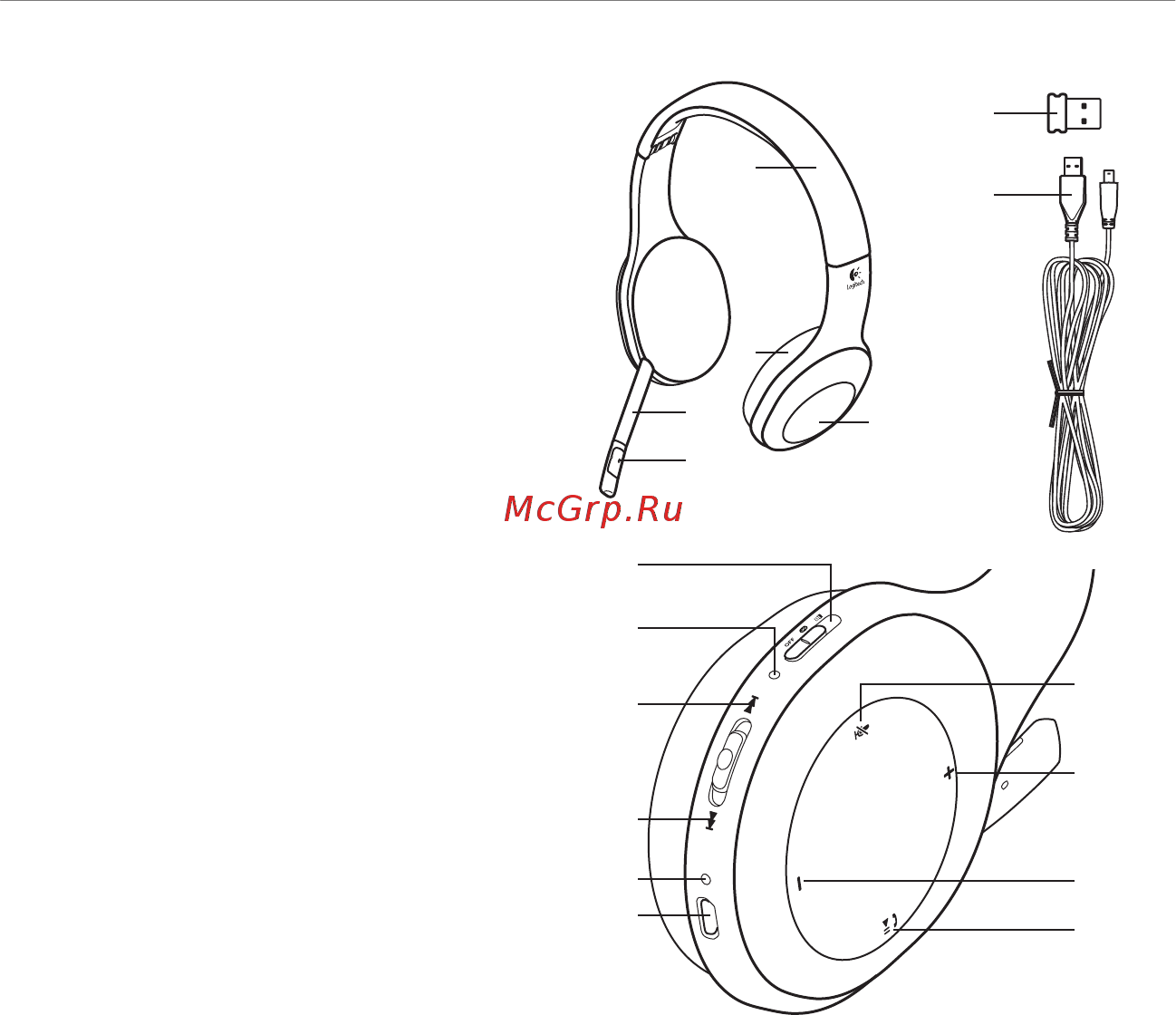 Logitech Headset Wireless H800 [3/13] Возможности