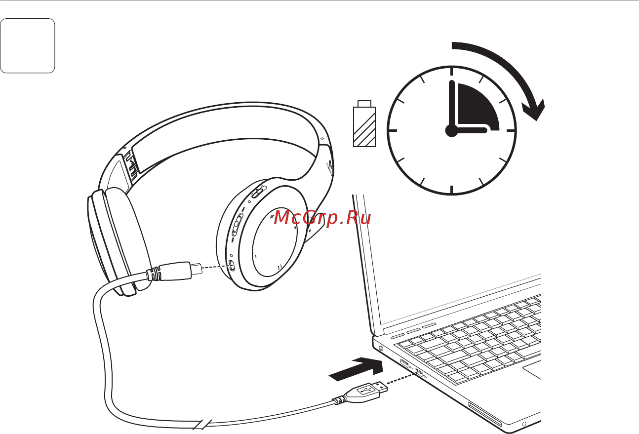 Logitech Headset Wireless H800 Инструкция по эксплуатации онлайн [4/13] 107958