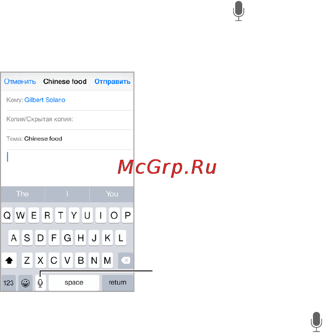 Apple iPhone 6 128GB Space Gray (MG4A2RU/A) [34/207] Управление голосом