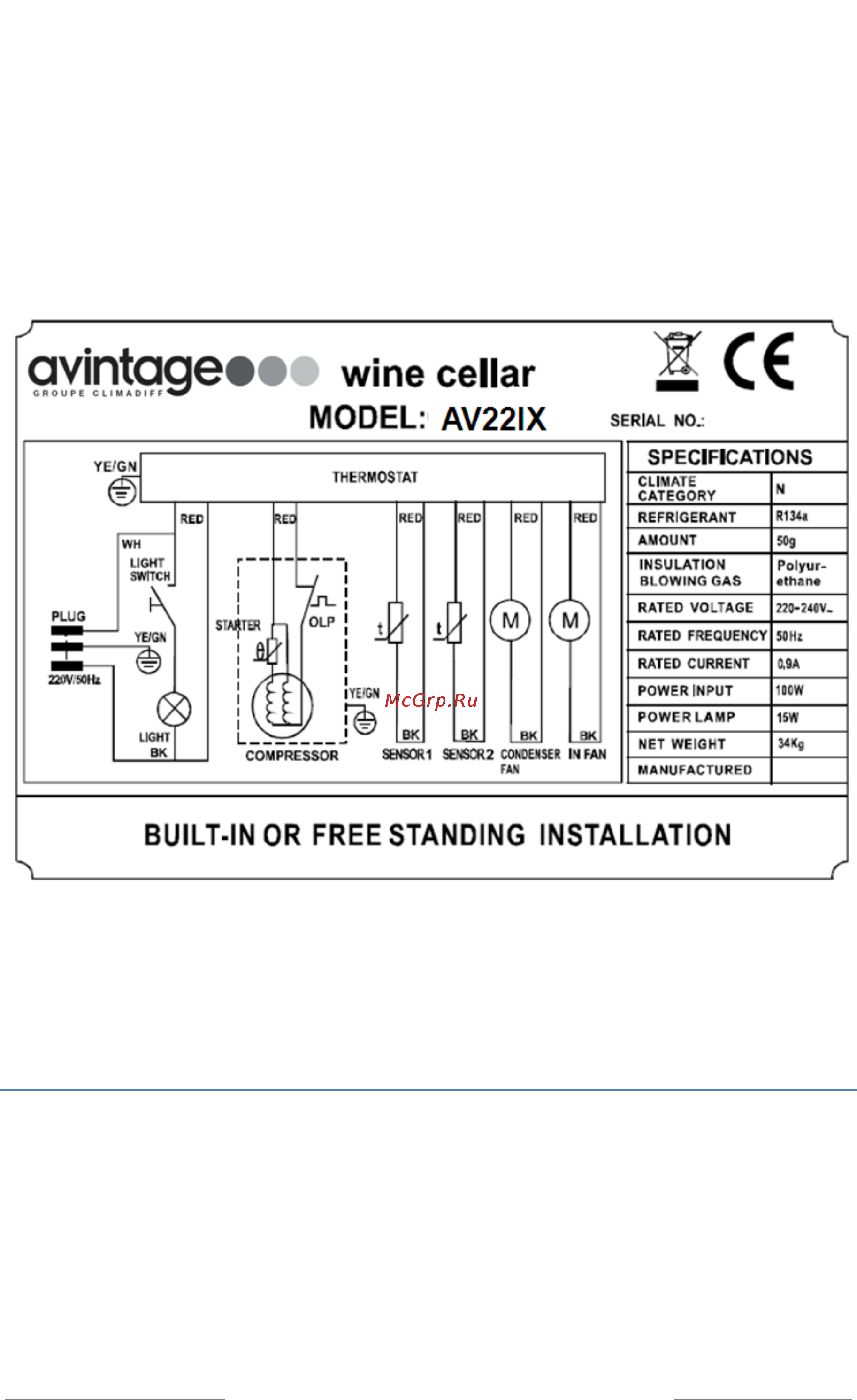 Climadiff AV22IX [3/9] Http www climadiff ru sales climadif ru