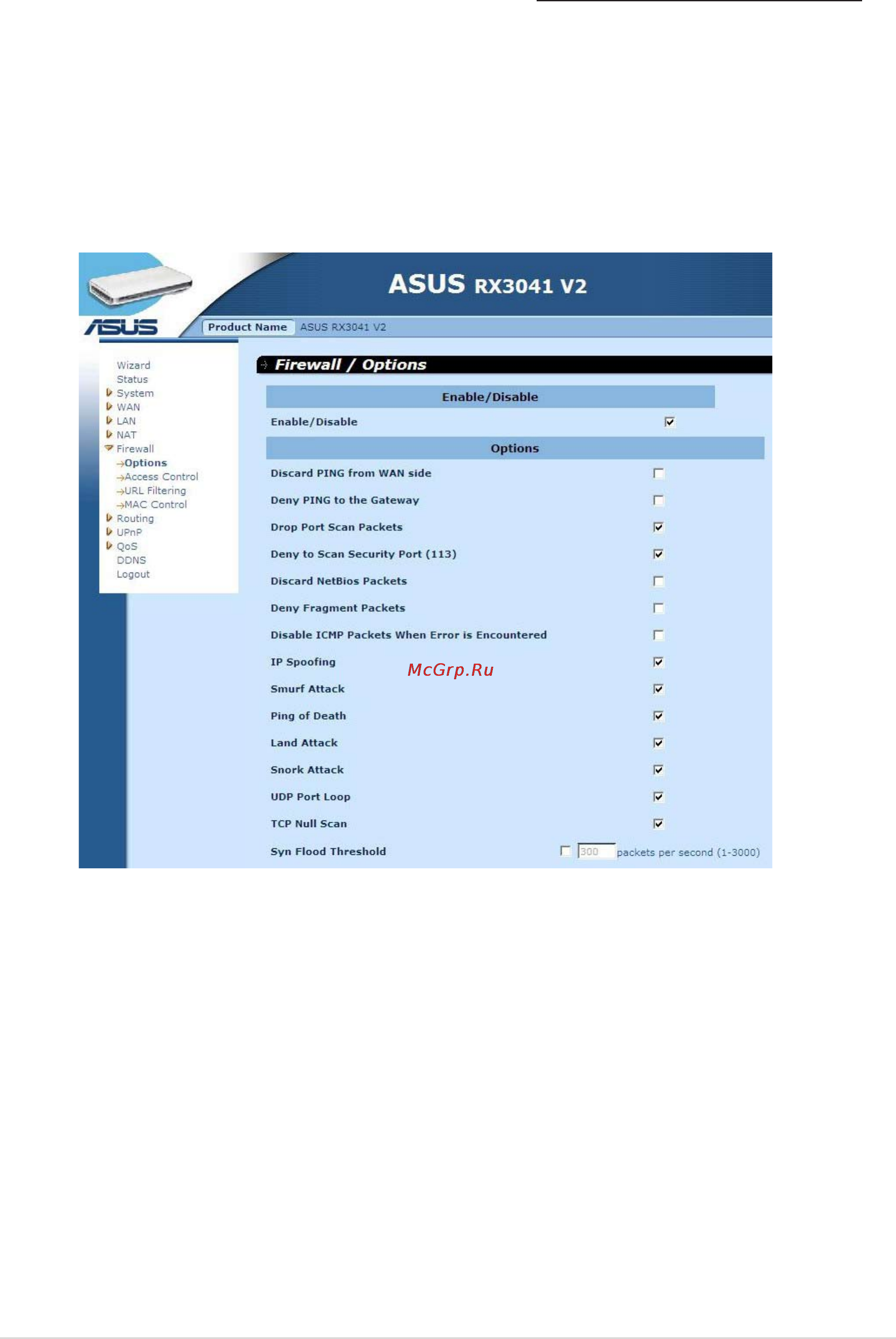Asus RX3041 V2 [37/46] Опции