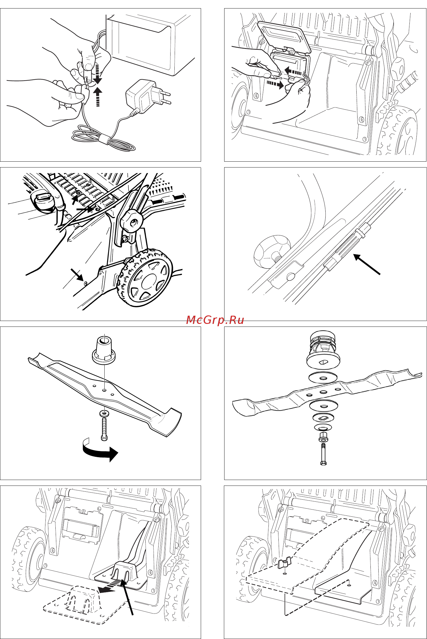 Stiga COMBI 48S [5/19] Friction blade holder