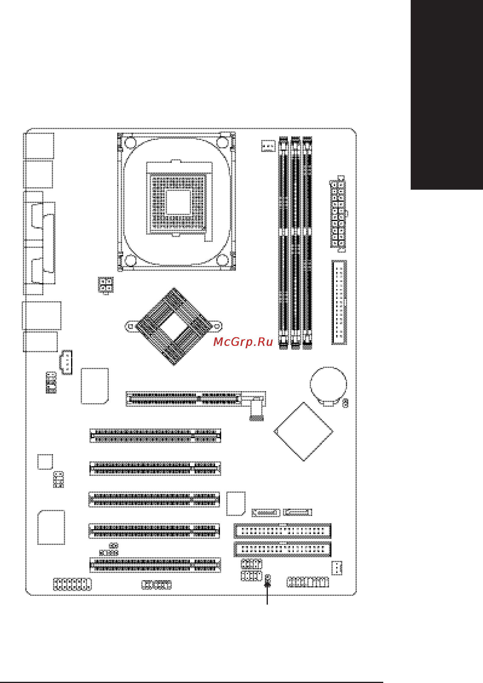 Gigabyte GA-8I848P-G [11/104] Ðàñïîëîæåíèå êîìïîíåíòîâ íà ñèñòåìíûõ ïëàòàõ ga 8i848p g