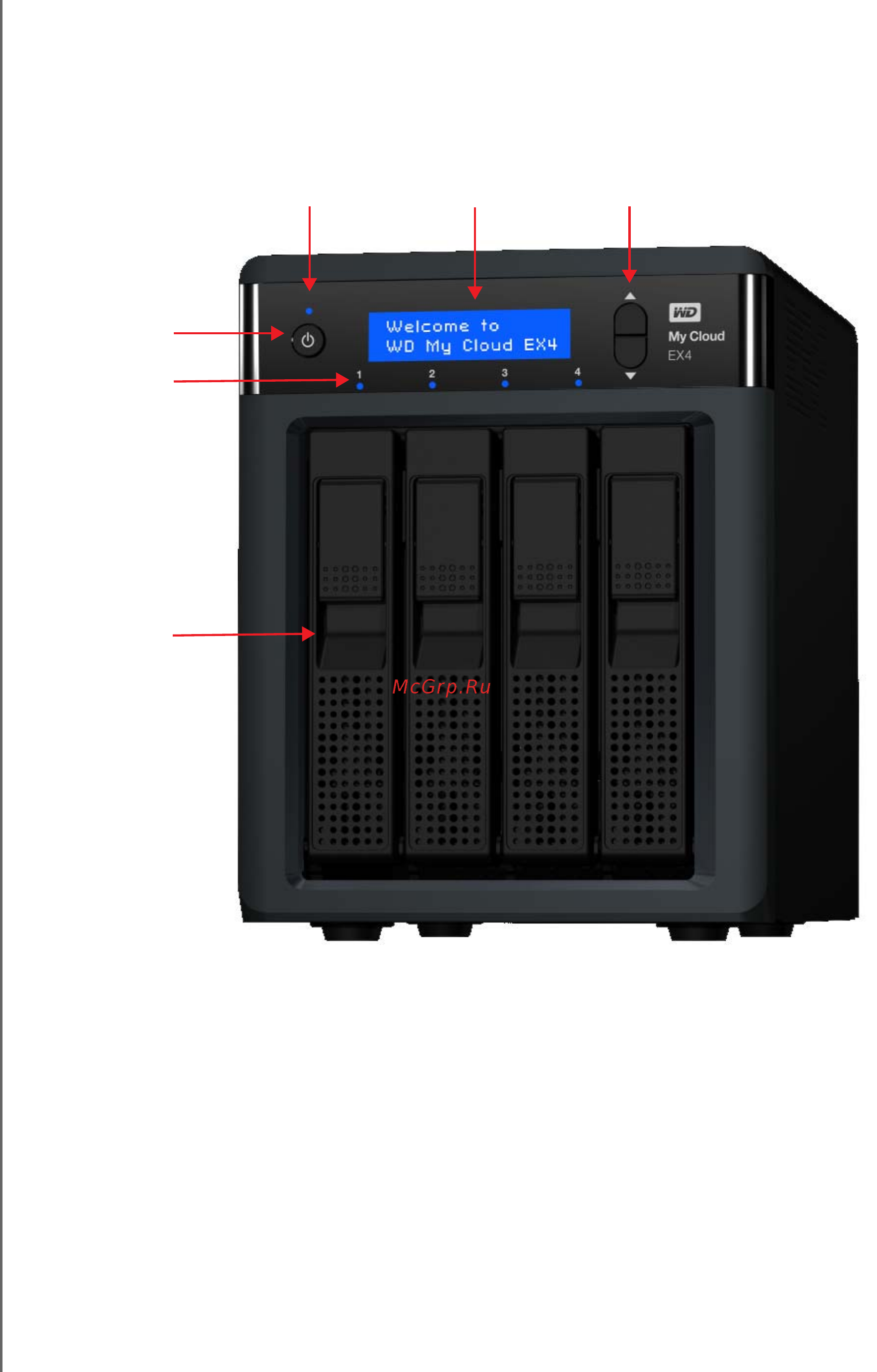 Western Digital My Cloud EX4 12 Tb [12/184] Компоненты изделия