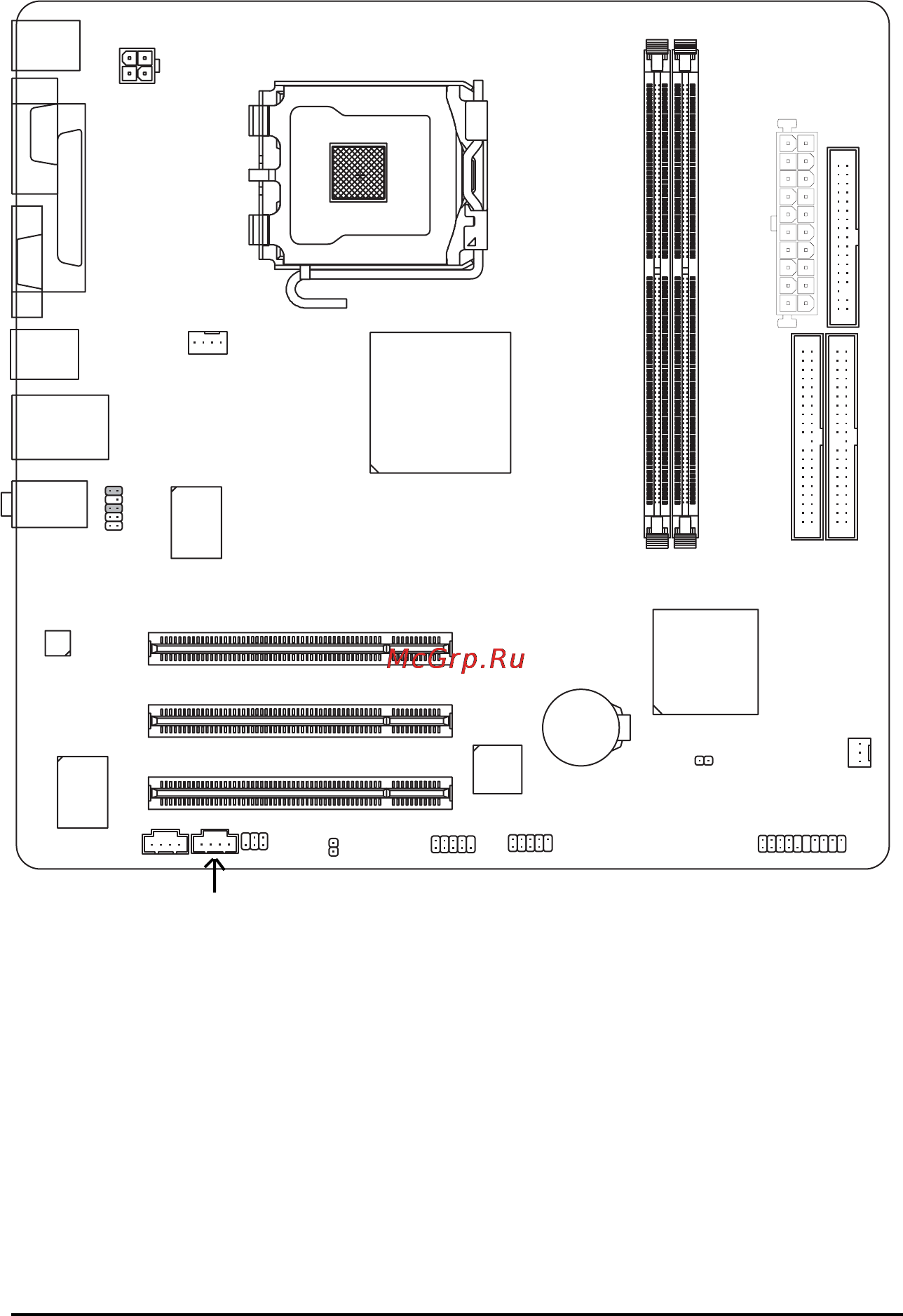 Gigabyte GA-8I845GVM-775 [6/72] Ga 8i845gvm775 motherboard layout