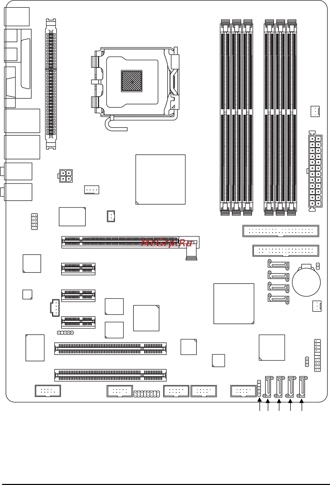 Gigabyte GA-8GNXP-D [6/88] Ga 8gnxp d motherboard layout
