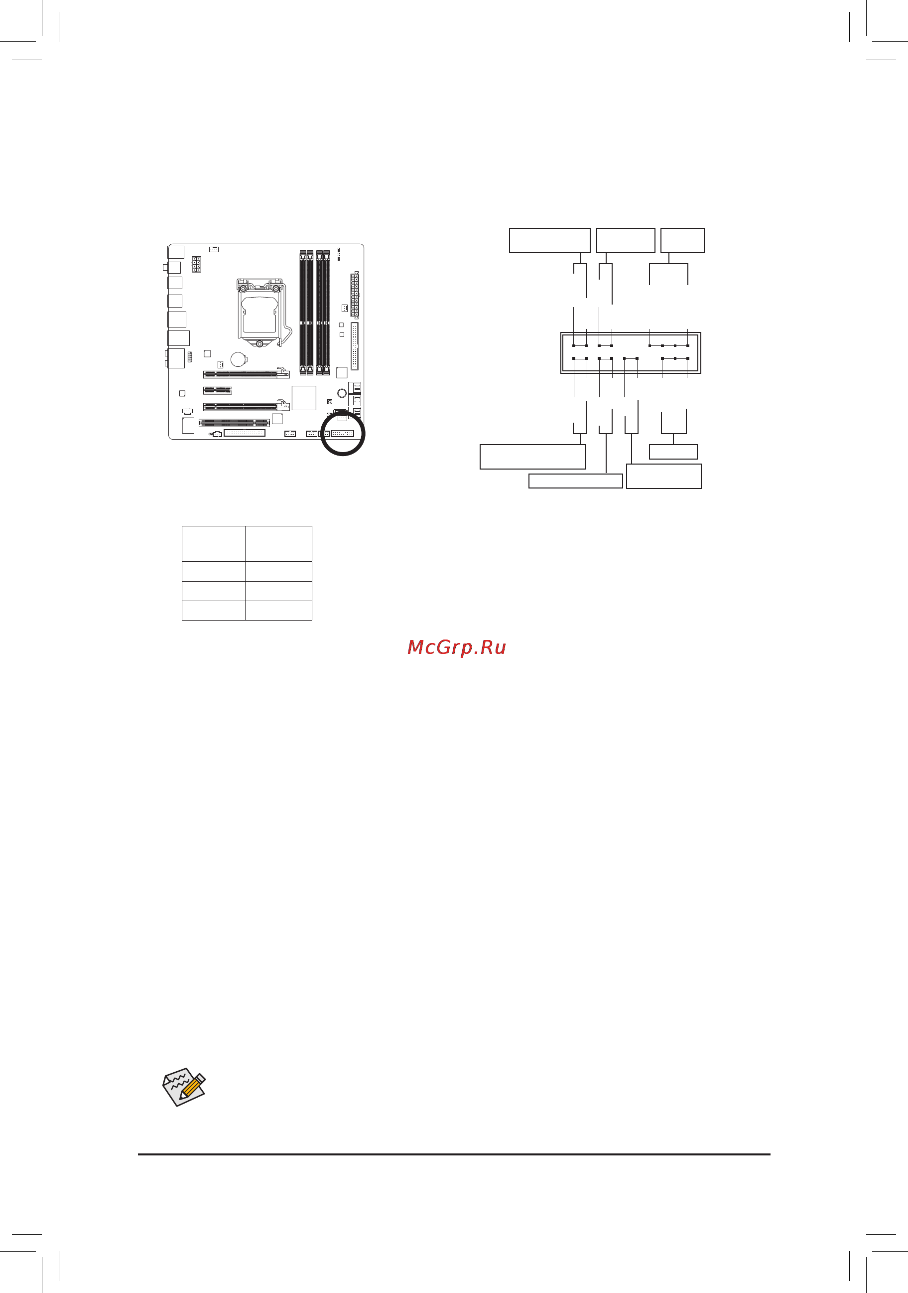 Gigabyte GA-P55M-UD4  (REV. 1.0) [21/26] F_panel разъемфронтальнойпанели