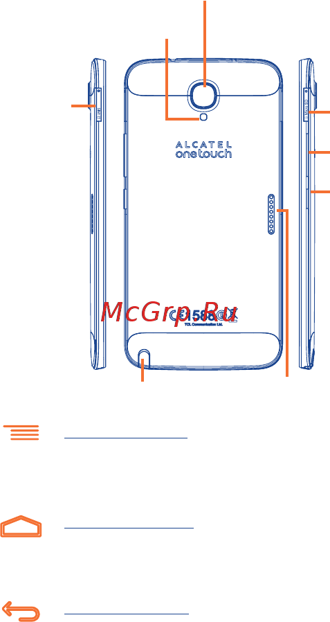 Alcatel OneTouch HERO 8030Y Dark Grey Инструкция по эксплуатации онлайн [4/43] 296231