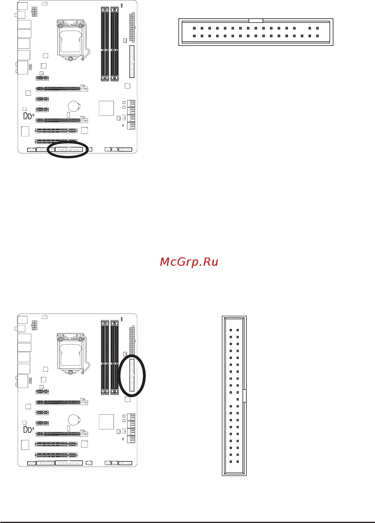 Gigabyte GA-P55-UD4  (REV. 1.0) [25/128] Fdd floppy disk drive connector