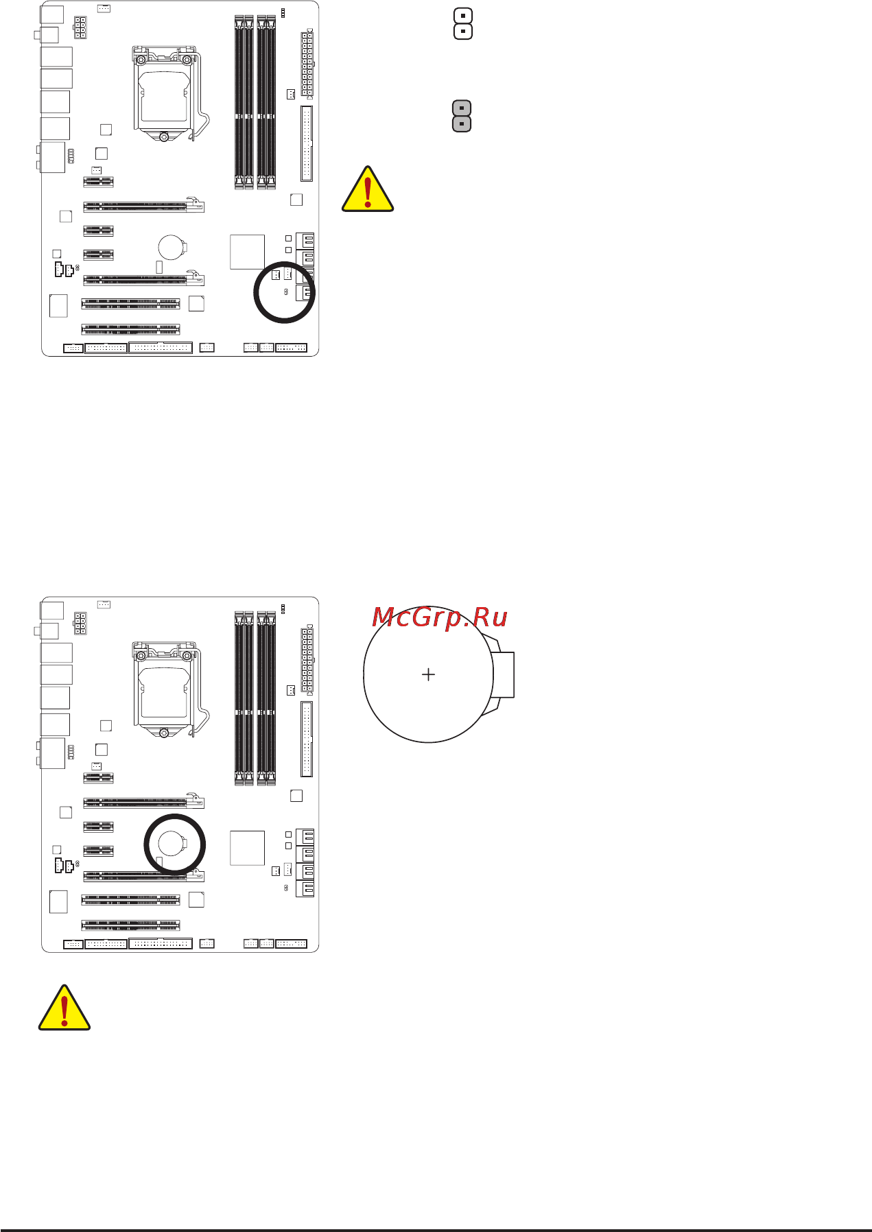 Gigabyte GA-P55-UD4  (REV. 1.0) [32/128] Clr_cmos clearing cmos jumper
