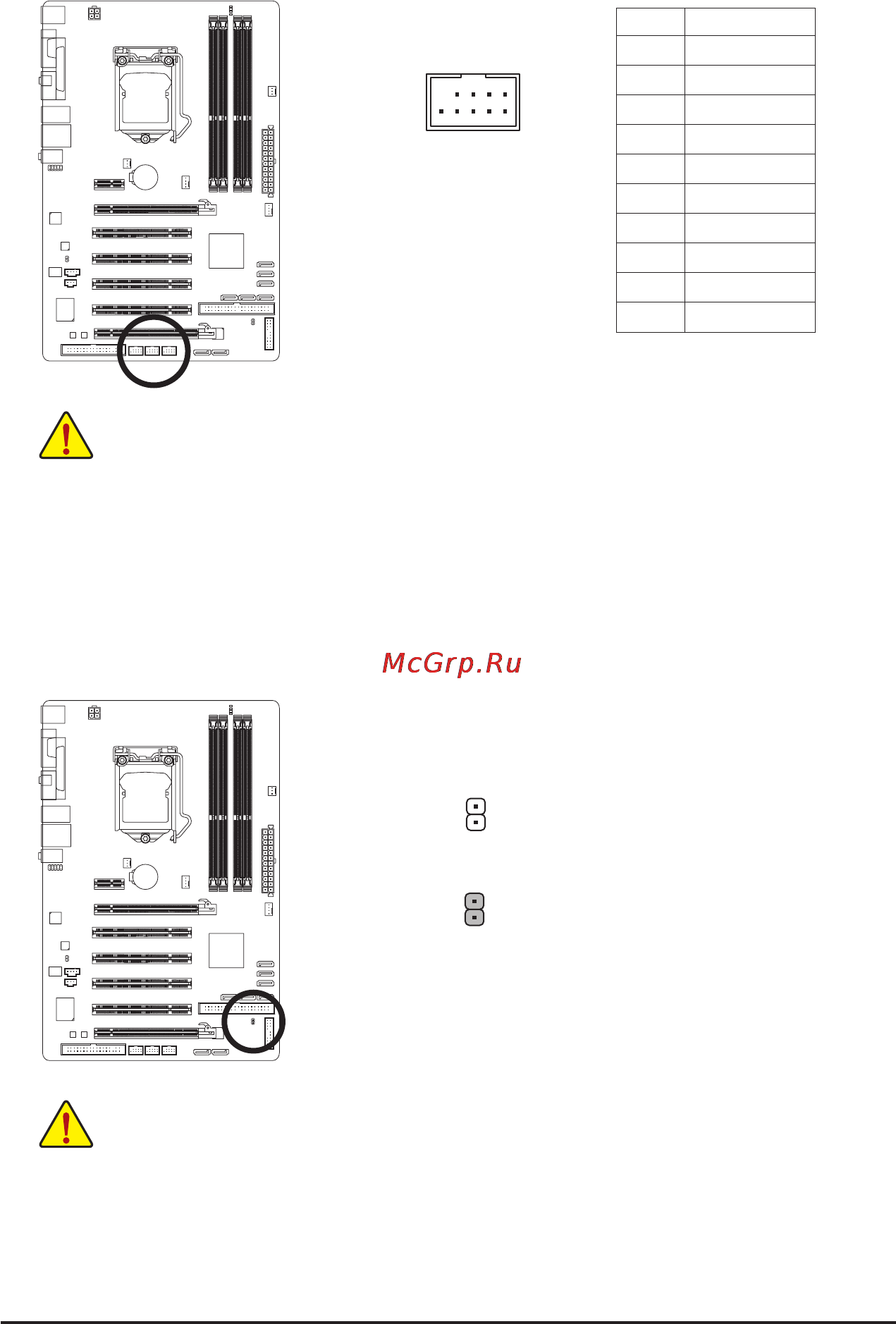 Gigabyte GA-P55-UD3L  (REV. 1.1) [31/128] F_usb1 f_usb2 f_usb3 usb headers